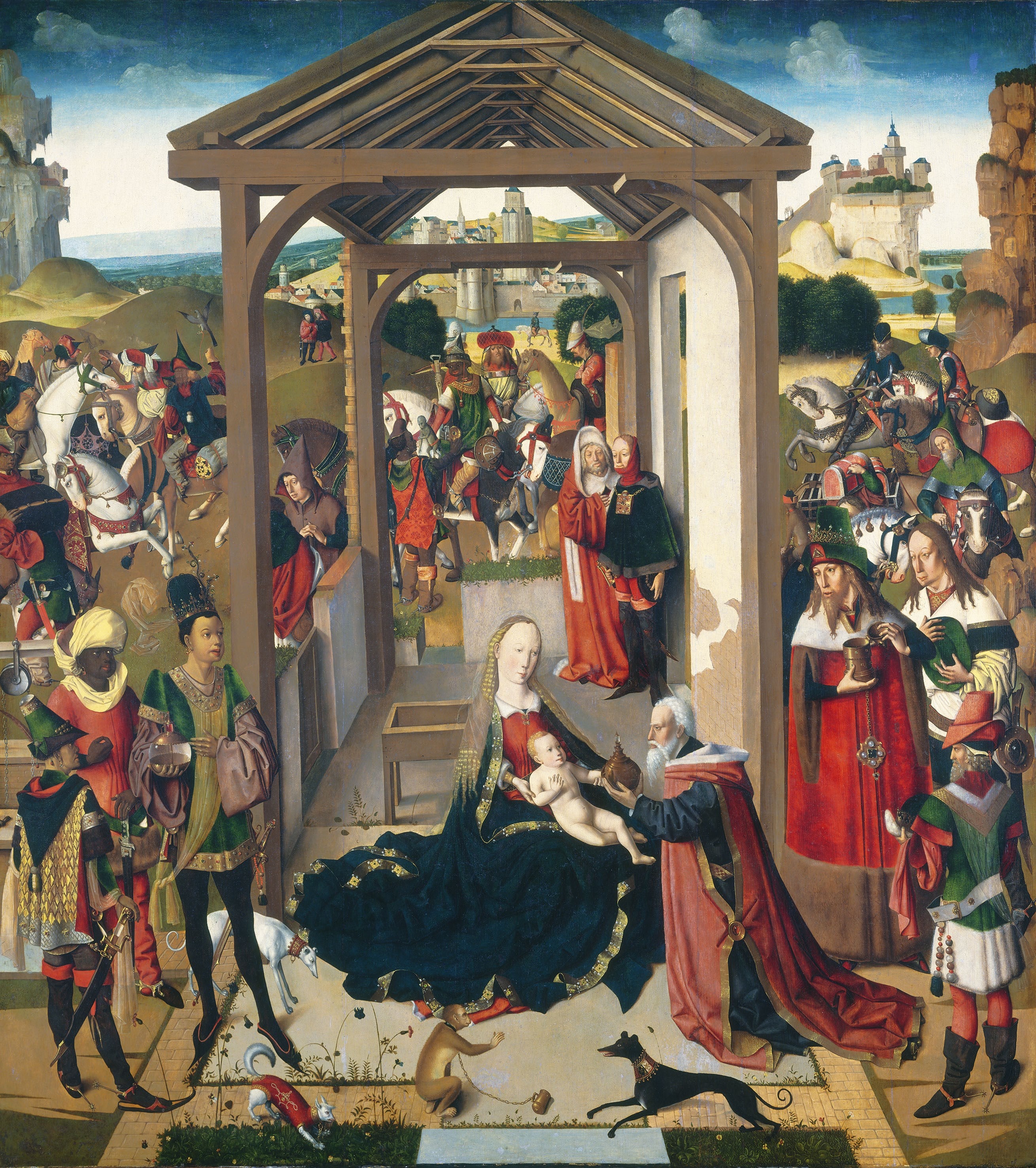 Adorazione dei Magi, anonimo, XV sec, olio su tela 183x164.5 cm. National Gallery of Art, Washington. Credito: Photo12/Archives Snark/contrasto 