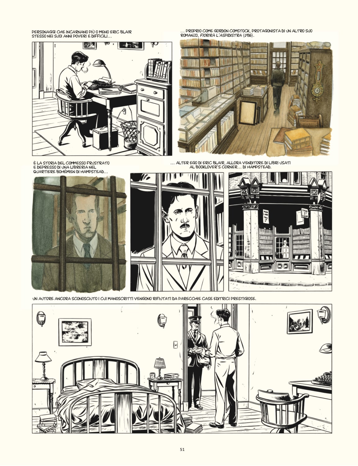 "Orwell" di Pierre Christin e Sébastien Verdier (L'Ippocampo)