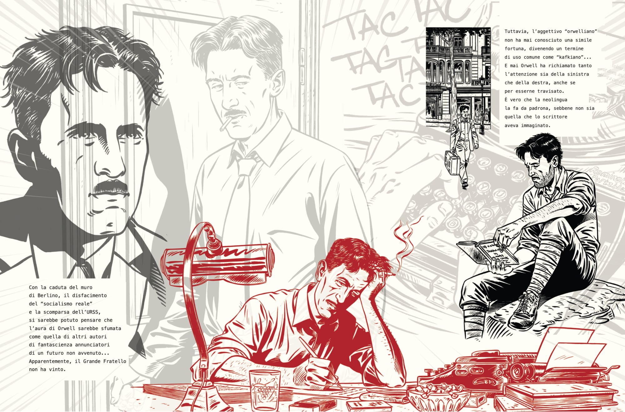 "Orwell" di Pierre Christin e Sébastien Verdier (L'Ippocampo)