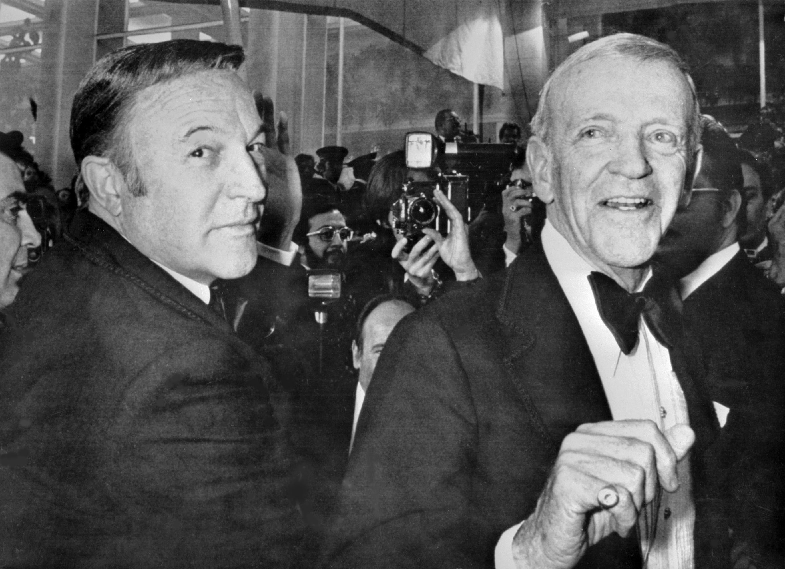 Con Fred Astaire nel 1966 a Cannes