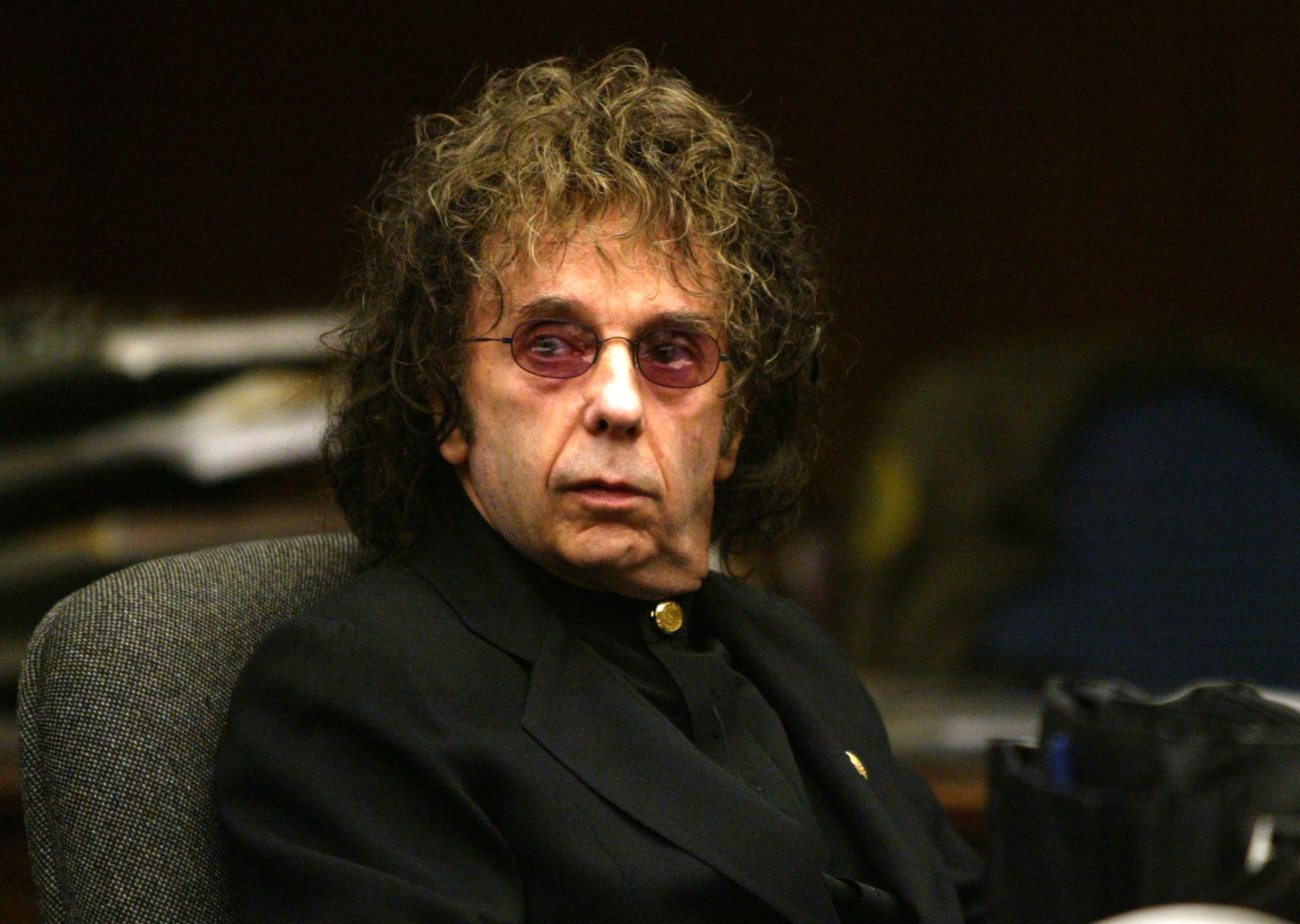 Phil Spector al processo d'appello nel 2009