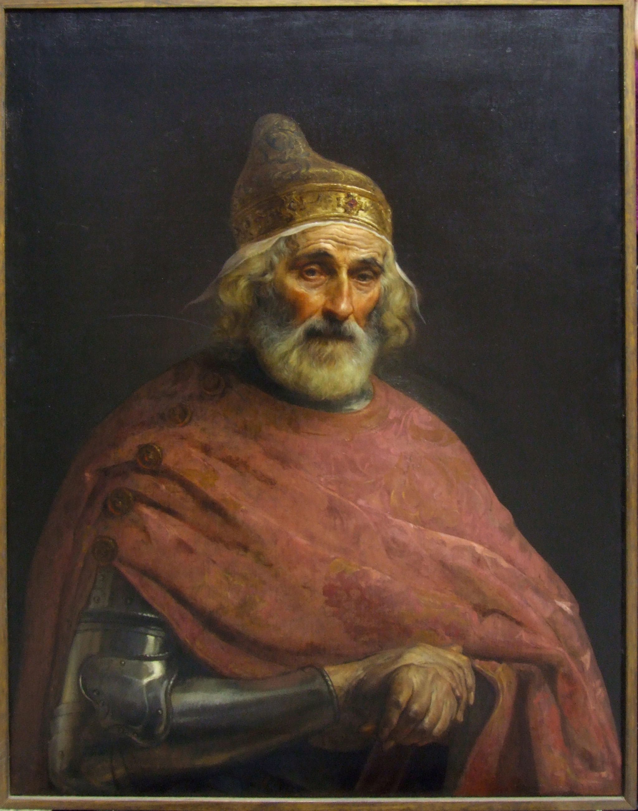 Francesco Hayez "Il doge Gritti", 1842. Pittura a olio su tela, 75 cm x 100 cm. Accademia di Belle Arti di Brera, Milano.
