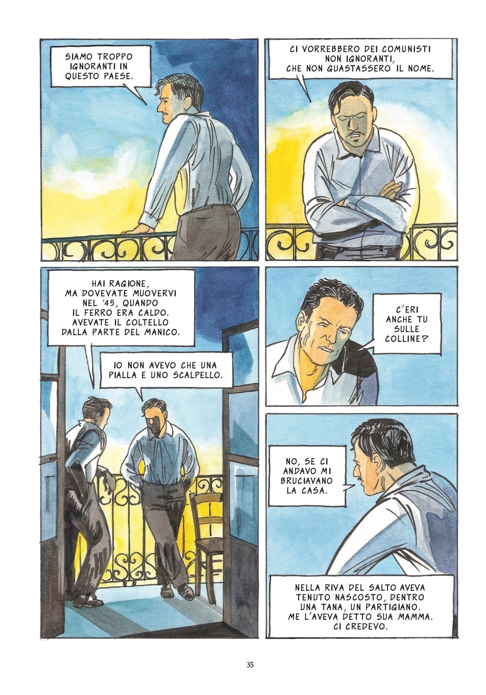 "La luna e i falò" di Cesare Pavese, adattamento a fumetti di Marino Magliani e Marco D’Aponte (Tunué)