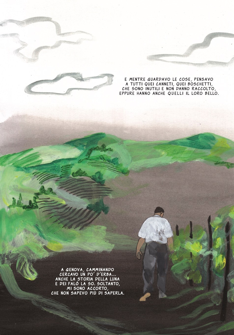 "La luna e i falò" di Cesare Pavese, adattamento a fumetti di Marino Magliani e Marco D’Aponte (Tunué)
