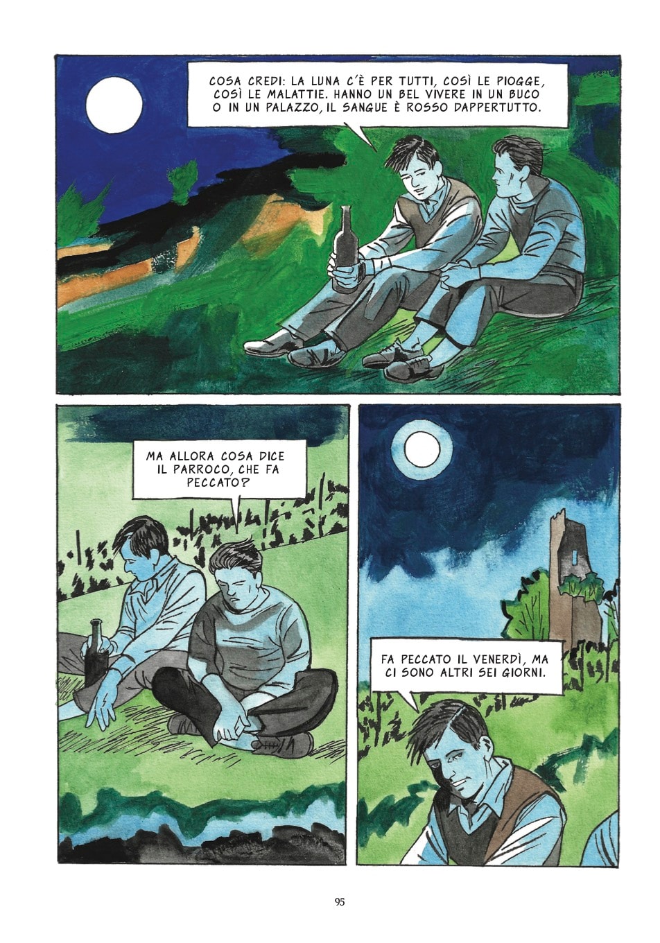 "La luna e i falò" di Cesare Pavese, adattamento a fumetti di Marino Magliani e Marco D’Aponte (Tunué)
