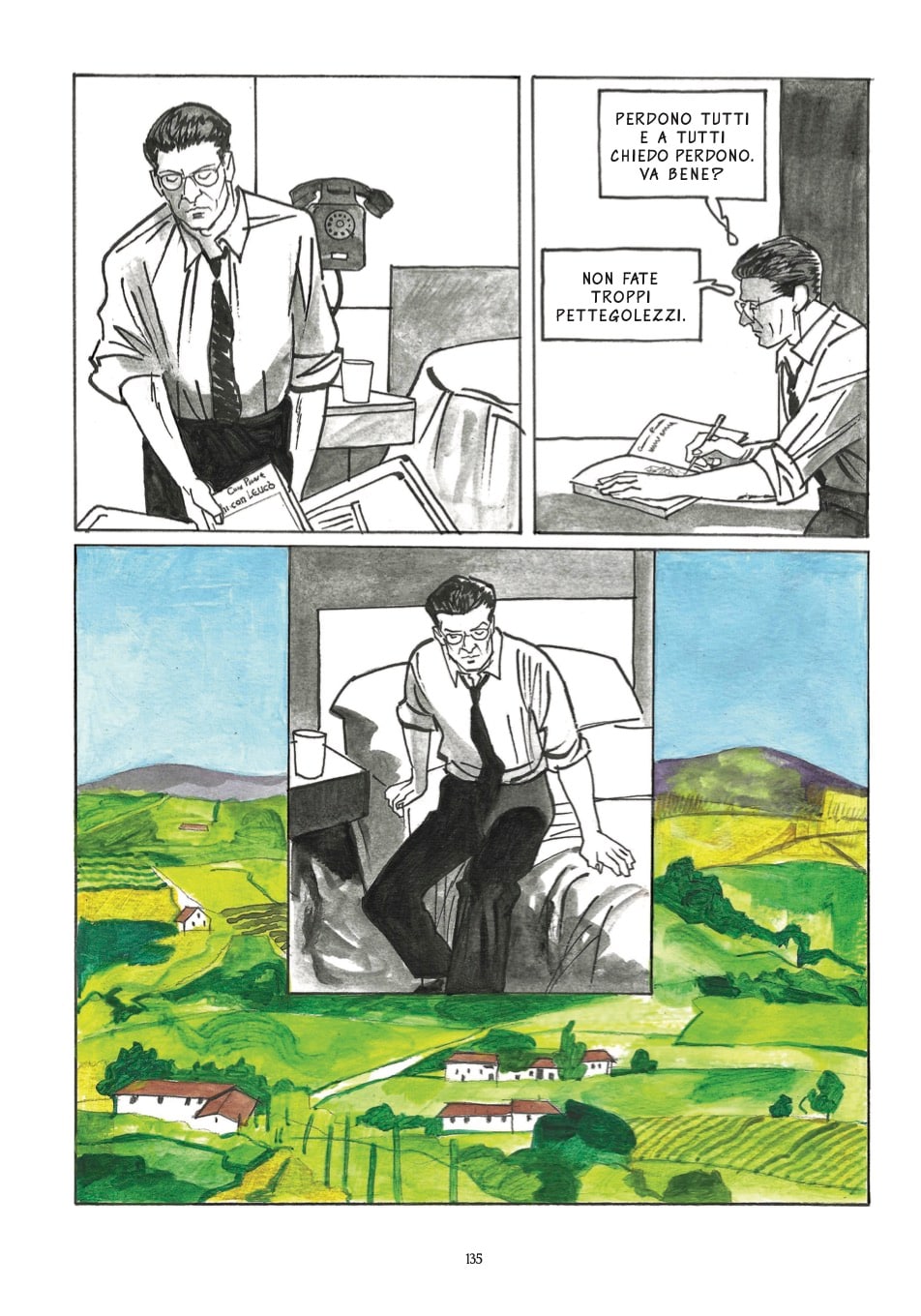 "La luna e i falò" di Cesare Pavese, adattamento a fumetti di Marino Magliani e Marco D’Aponte (Tunué)