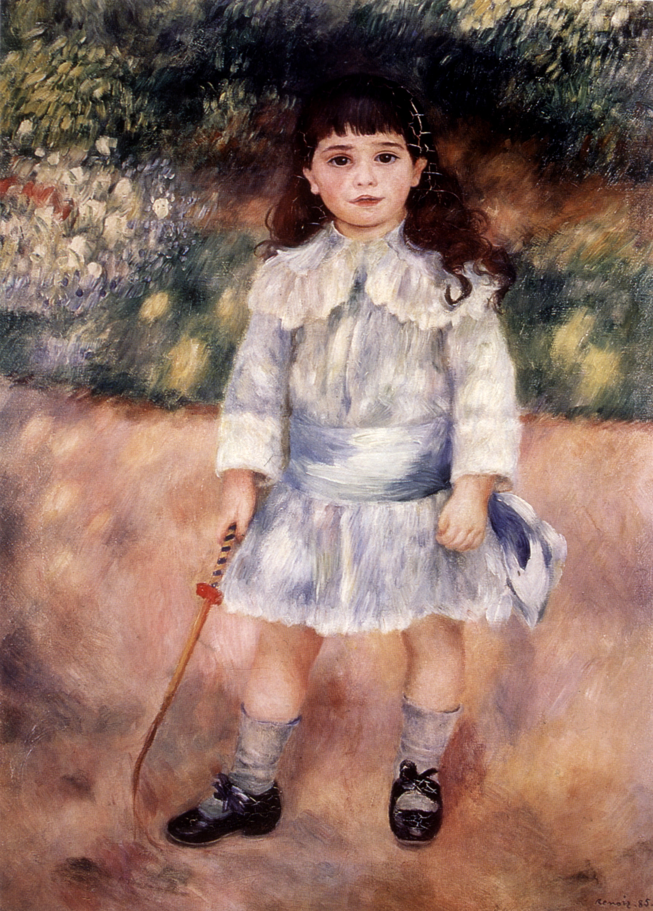 Bambina con frustino, 1885. Olio su tela, 107 x 75 cm. Museo dell' Ermitage, San Pietroburgo. Credito: Photo12/contrasto