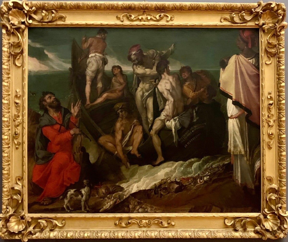 Bartolomeo Passerotti, L’Enigma di Omero, 1570-1575 ca, olio su tela, cm 120x144