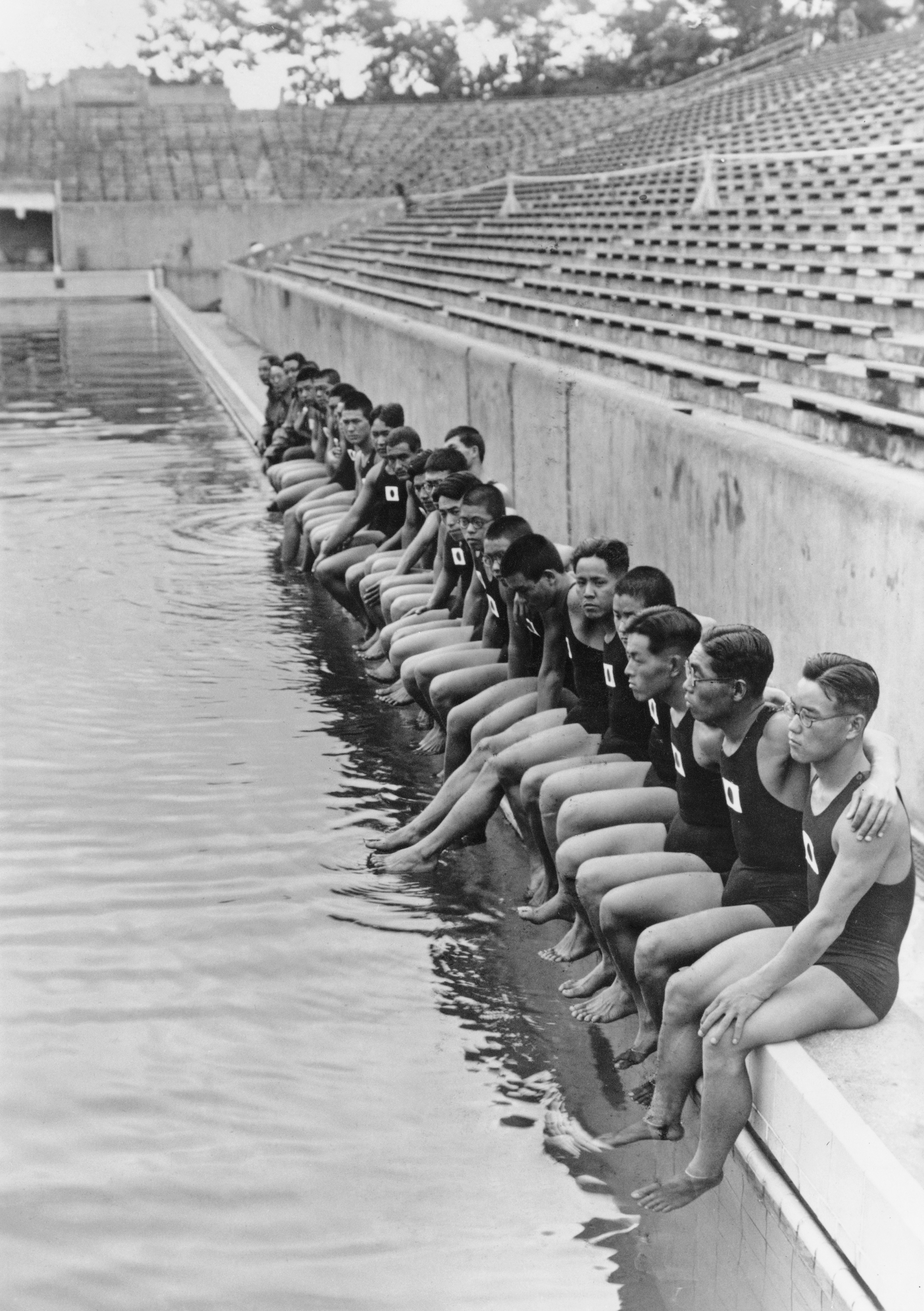 La squadra olimpica di nuoto maschile giapponese