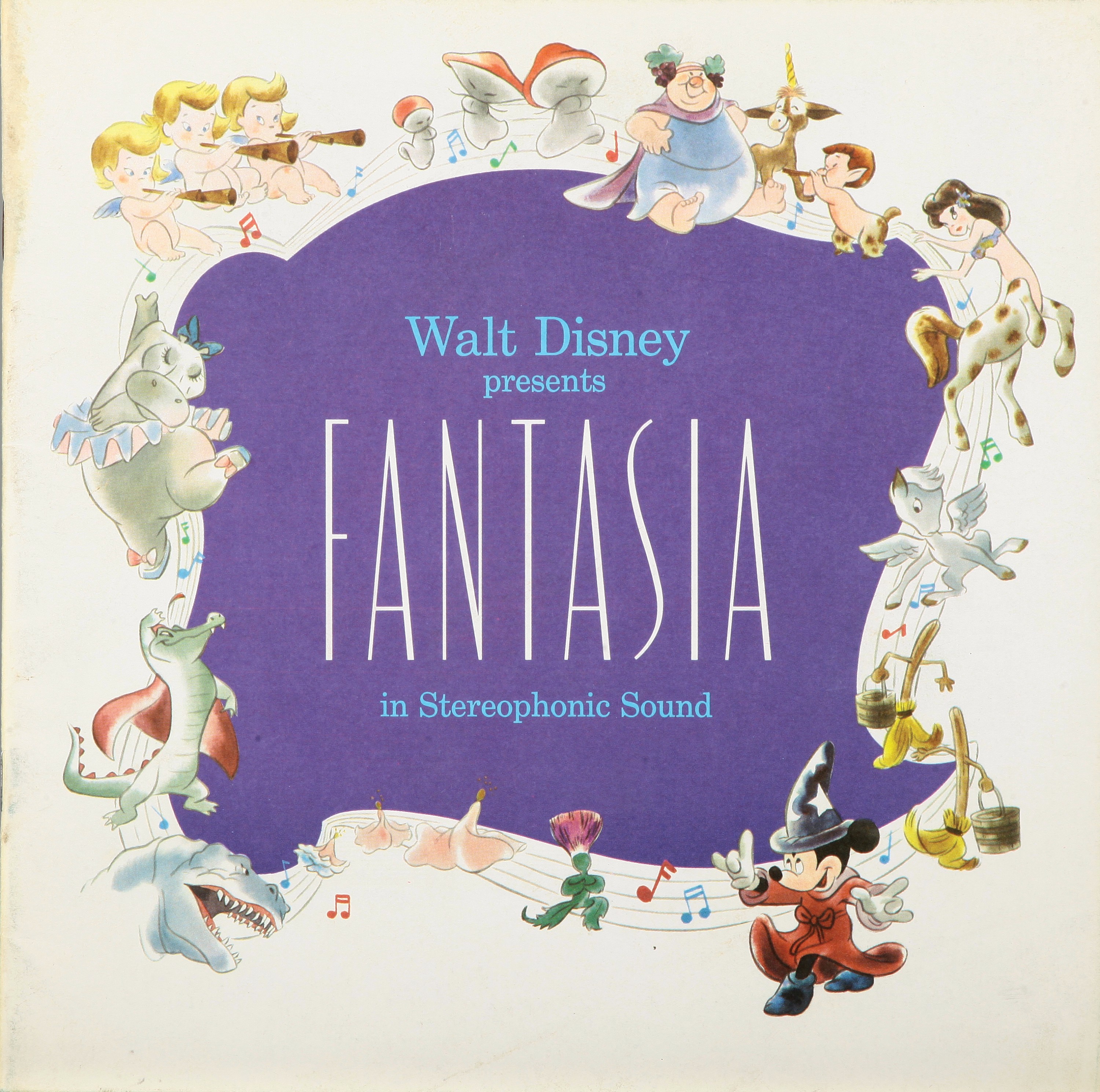 La copertina dell’album “Fantasia”, che contiene la colonna sonora dell’omonimo film
