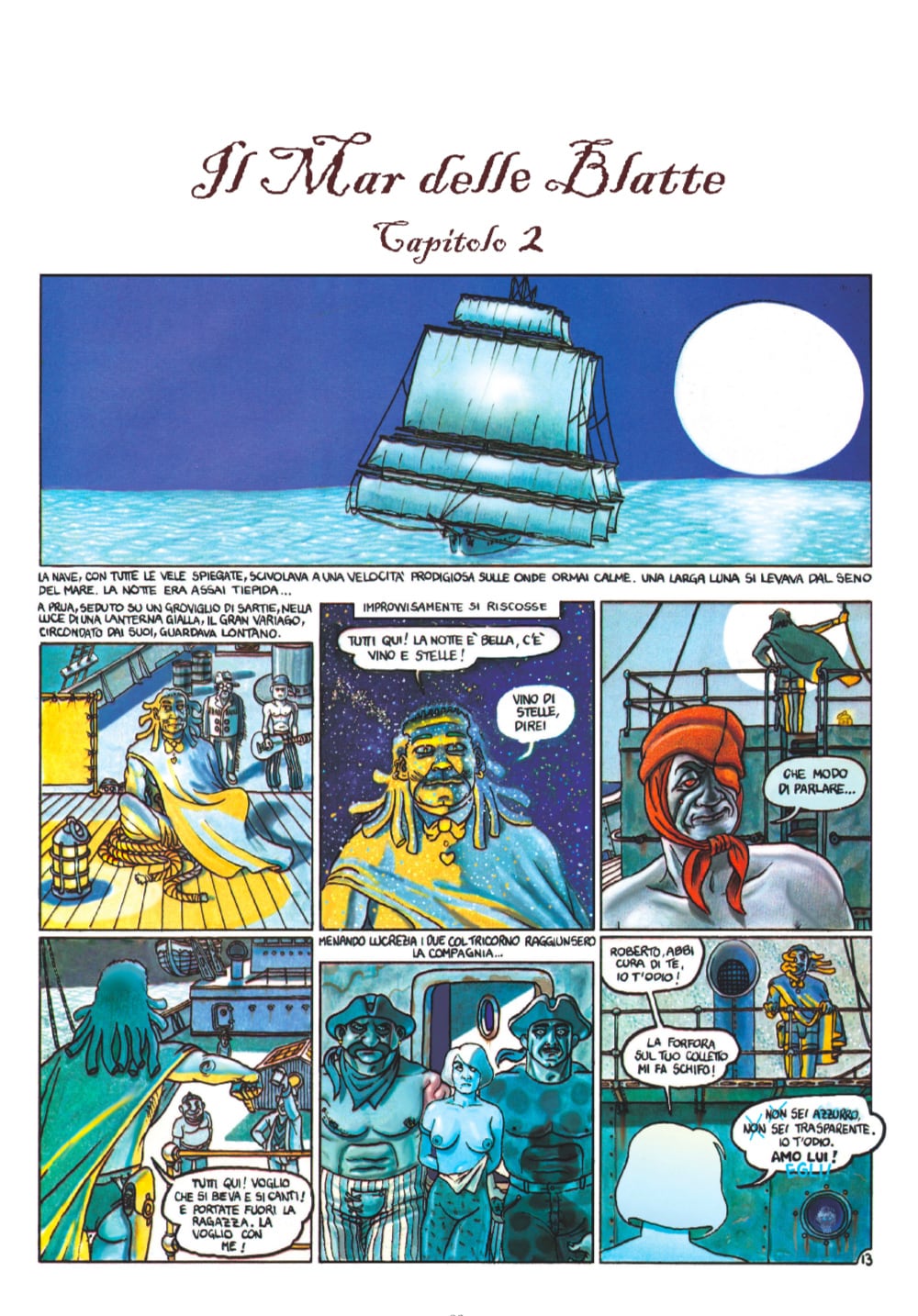 "Il mar delle blatte" di Tommaso Landolfi e Filippo Scòzzari (Coconino Press)
