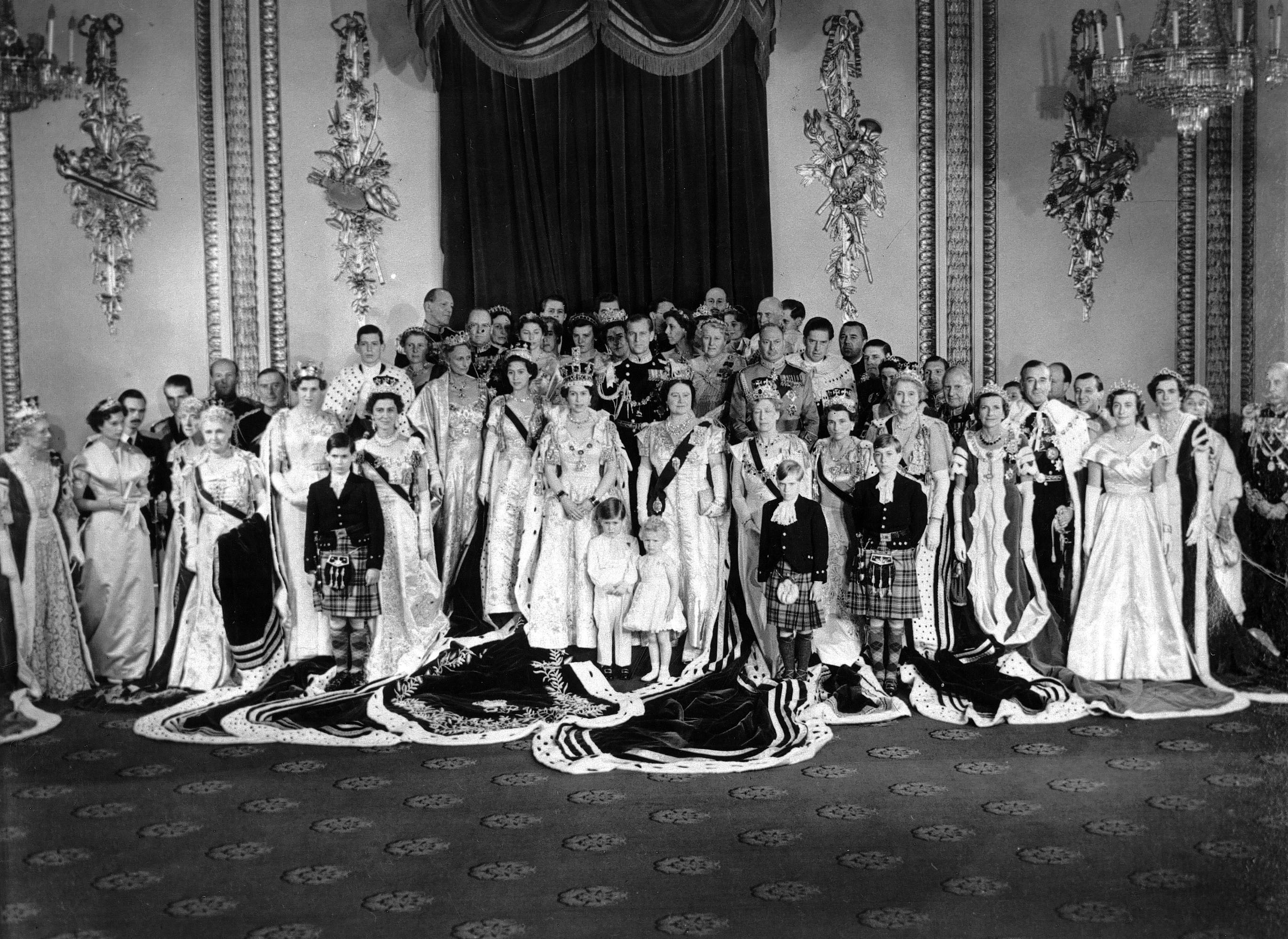 L'incoronazione della Regina Elisabetta, il 2 giugno 1953