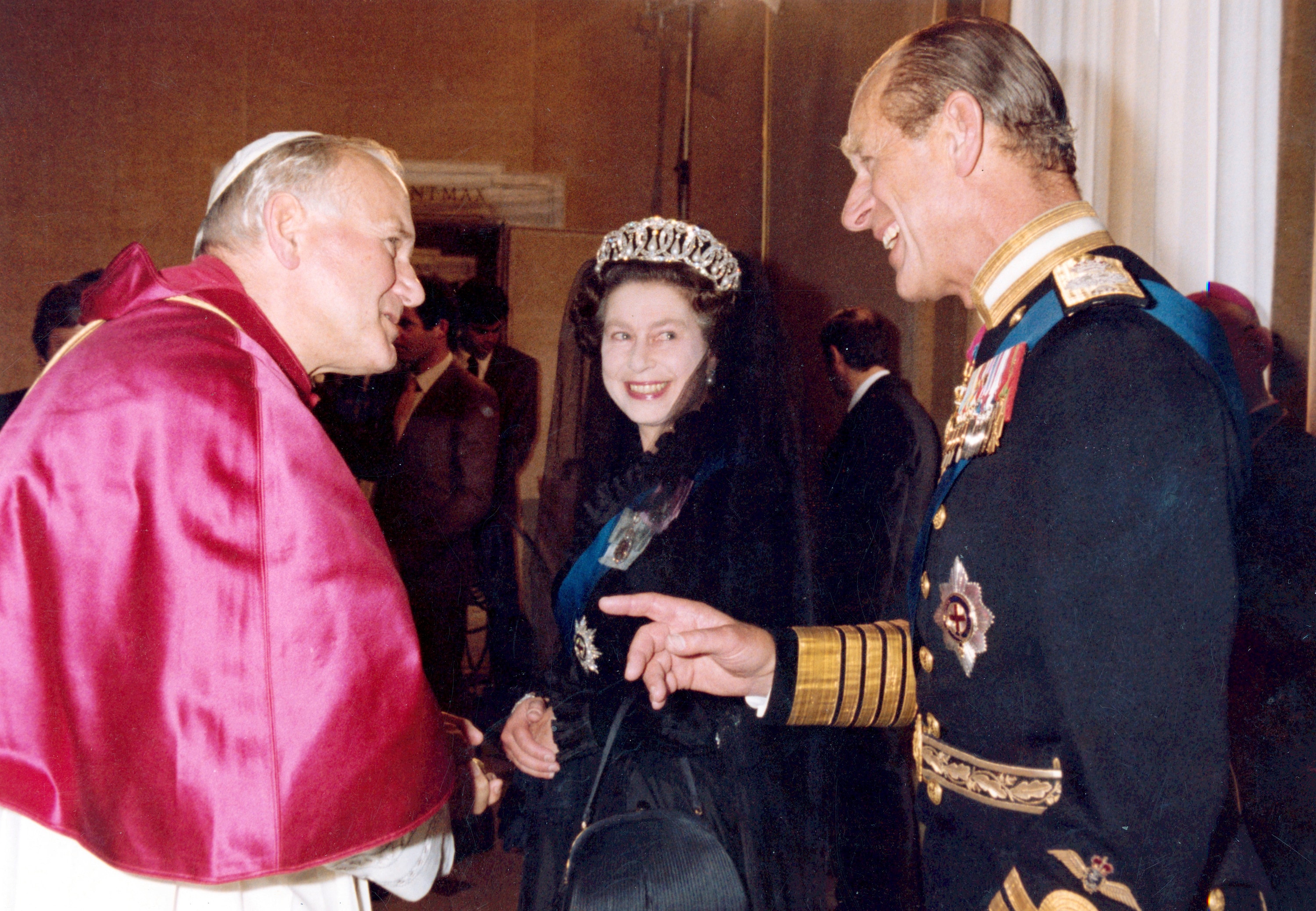 Nel 1980 in occasione di un incontro con il papa Giovanni Paolo II