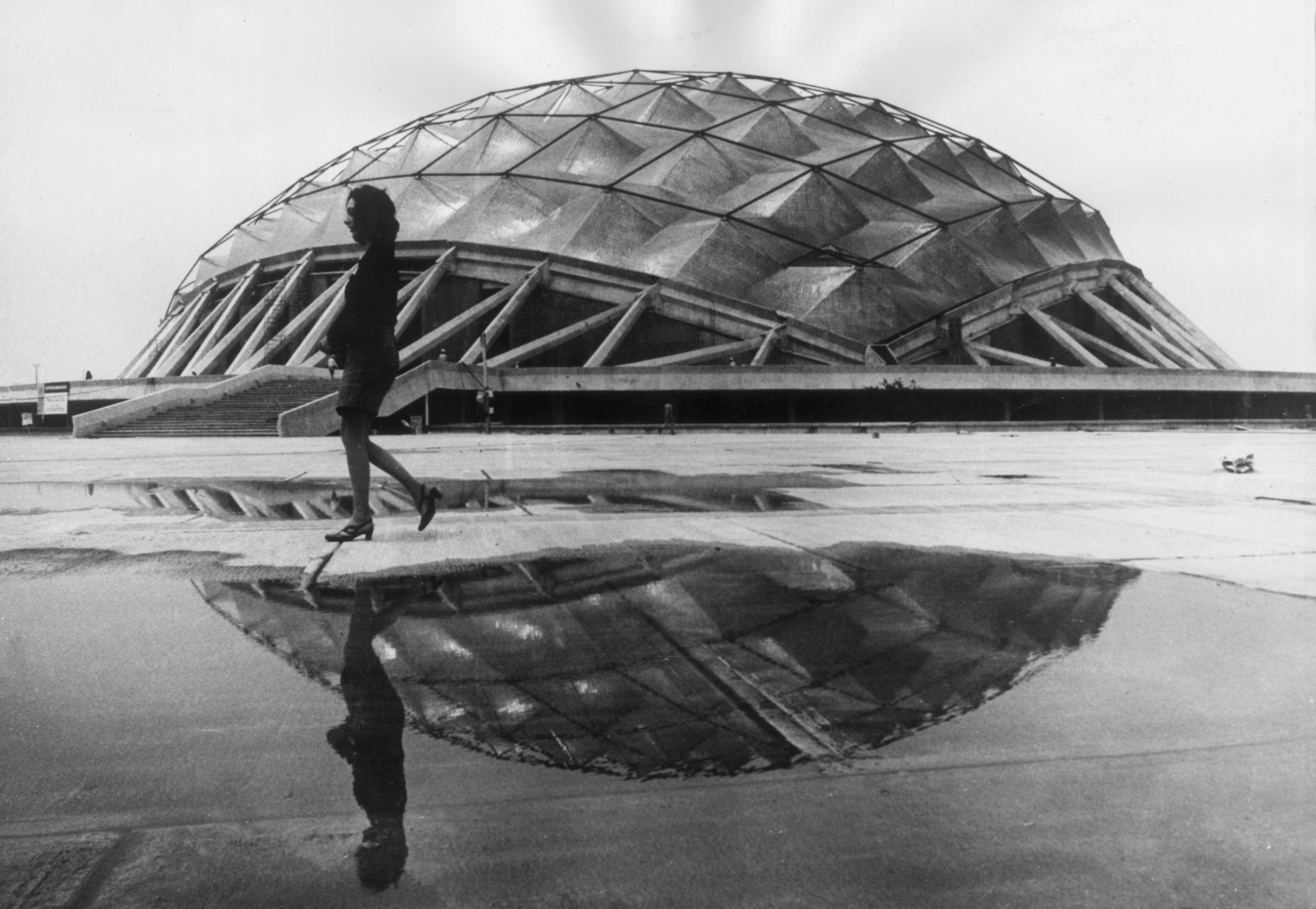 Il Palacio de Los Deportes, altro famoso impianto costruito per le Olimpiadi del 1968
