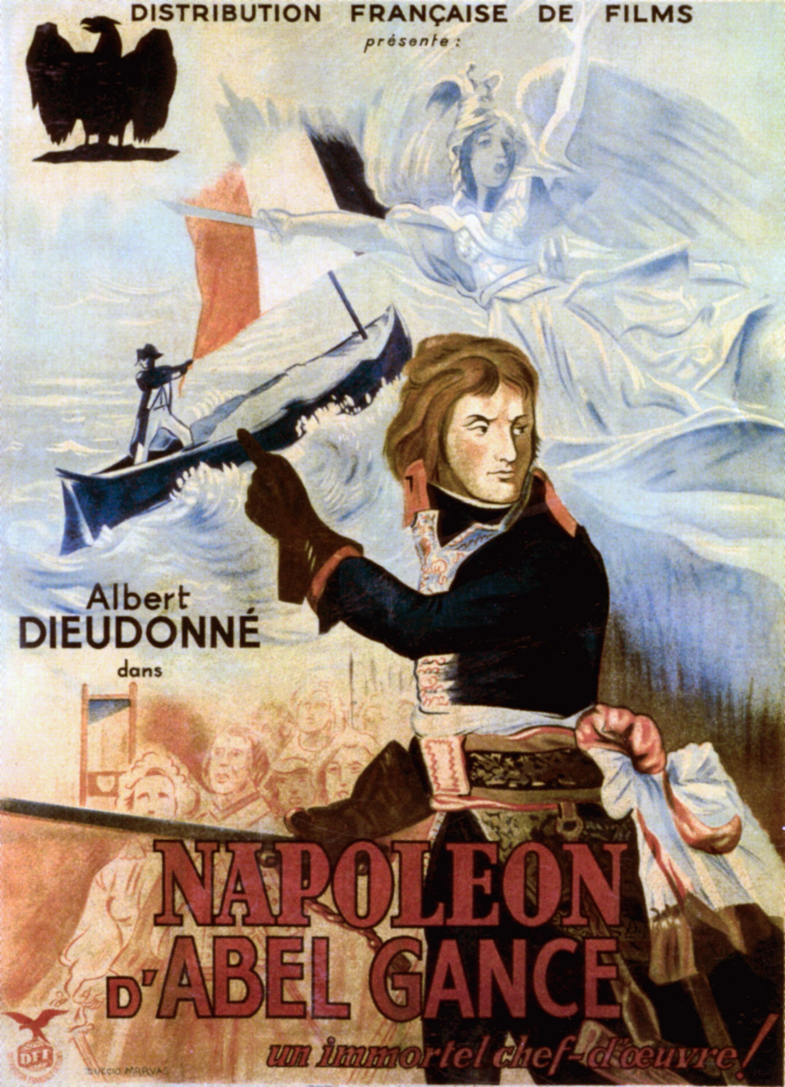 La locandina originale del film di Abel Gance "Napoleon", 1927