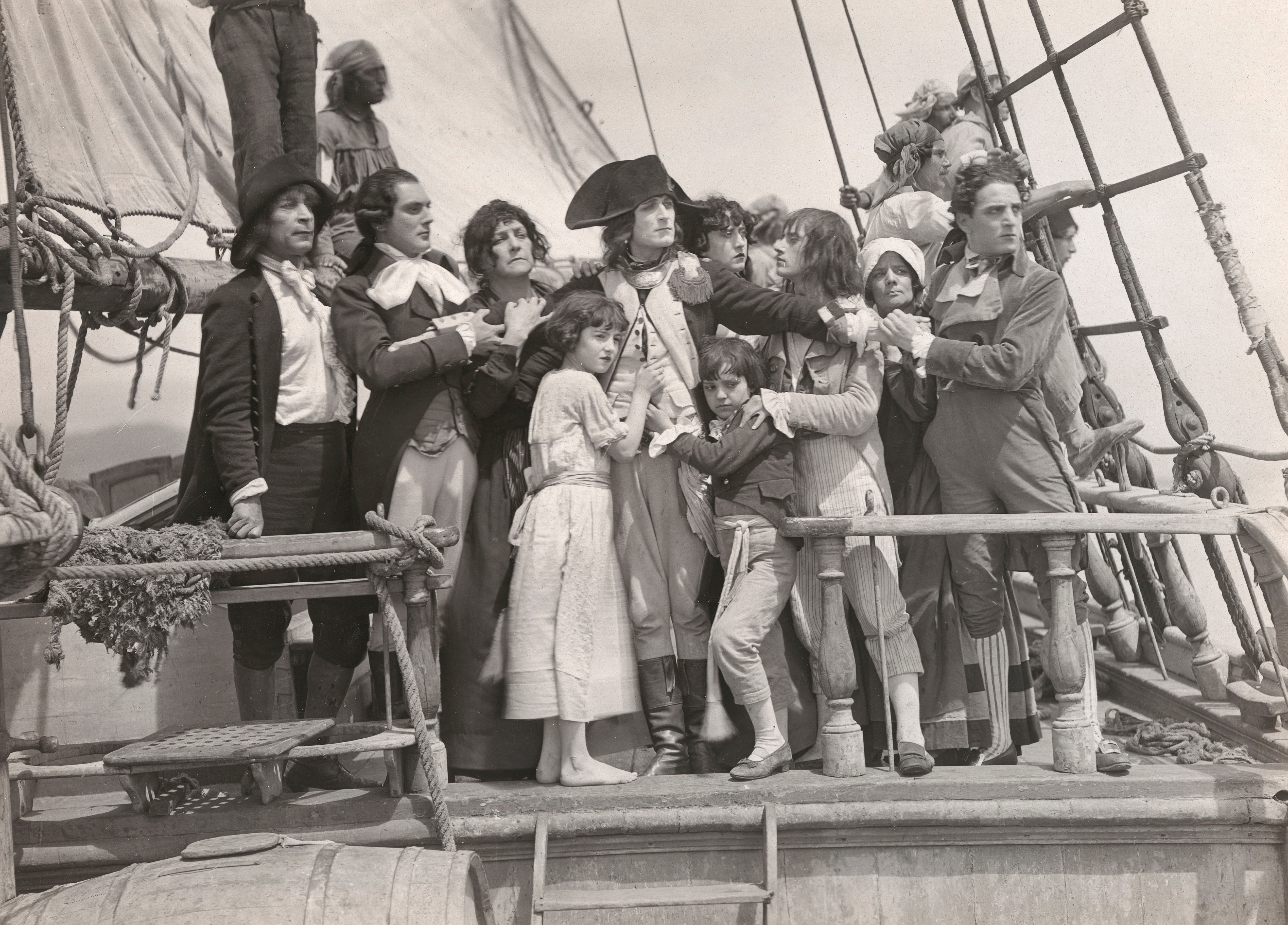 Una scena del film "Napoléon" di Abel Gance del 1927. Restaurato negli anni Ottanta da Francis Ford Coppola