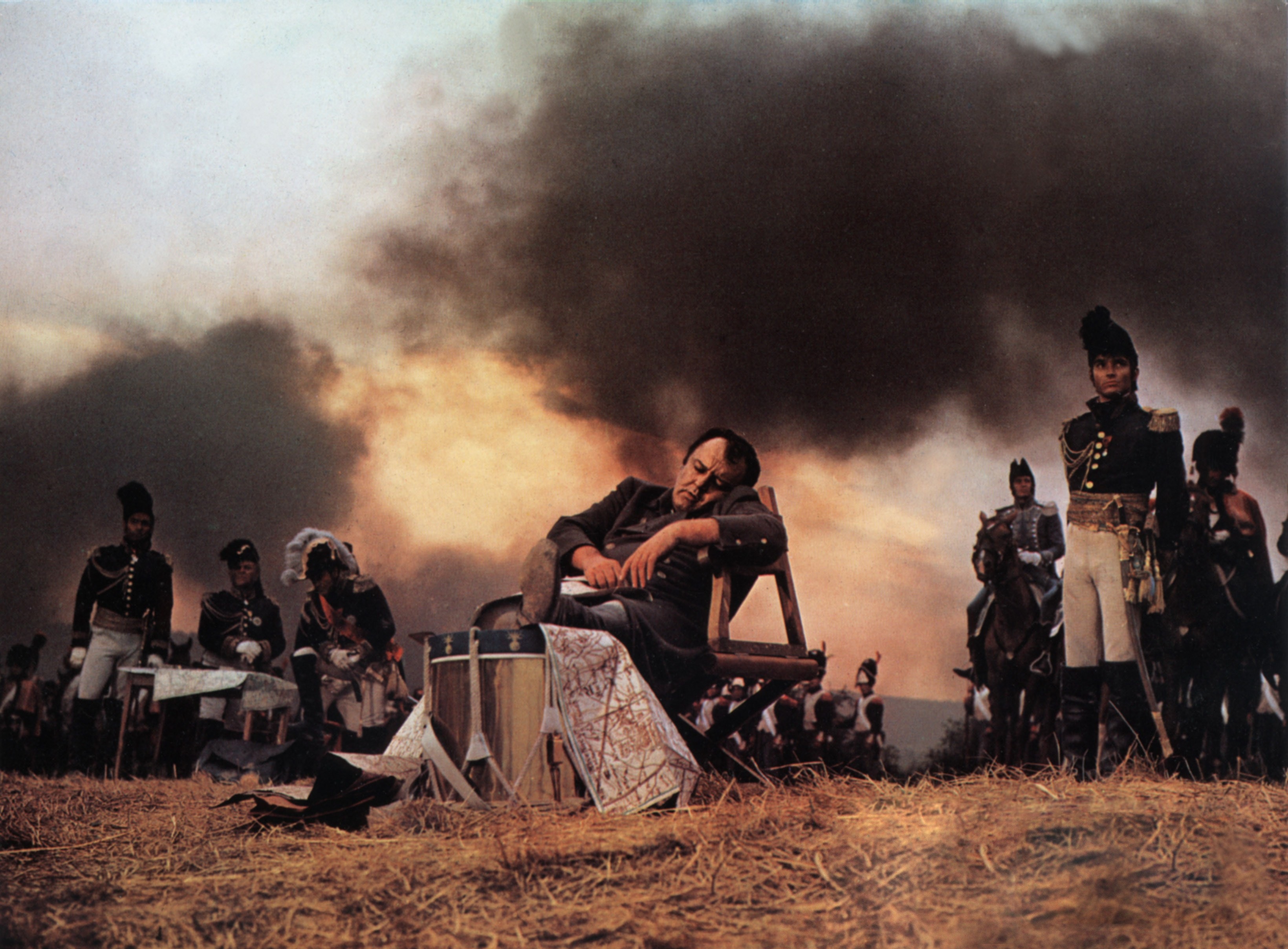 Una scena del film "Waterloo", 1970