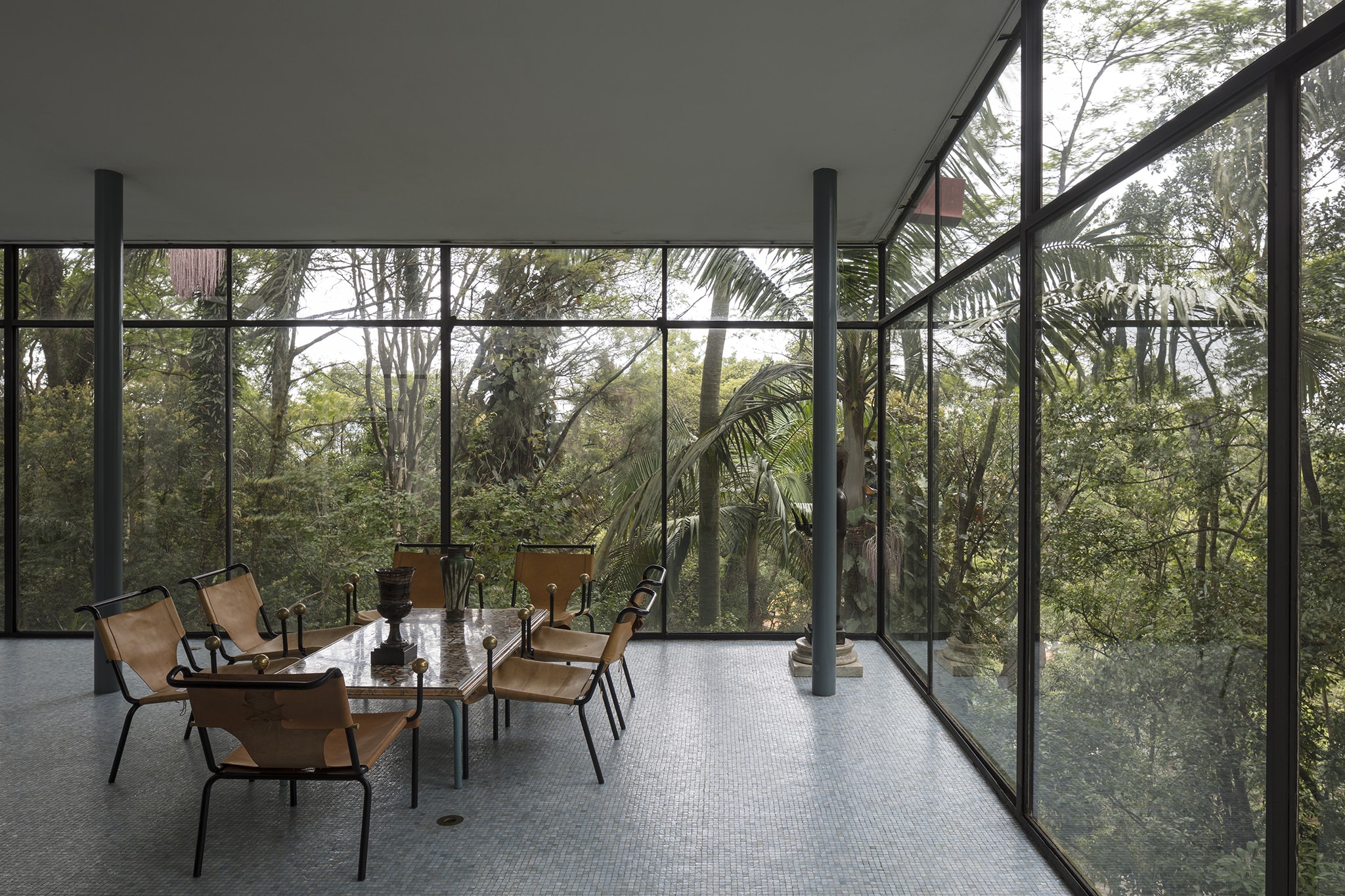 Lina Bo Bardi "Casa de Vidro". Foto Leonardo Finotti