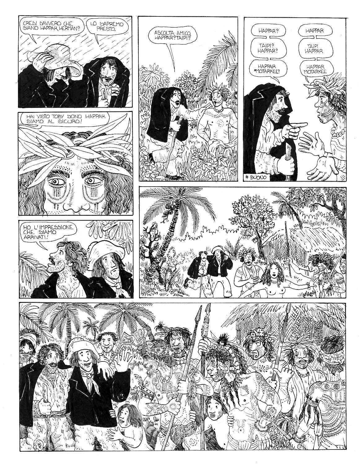 "Taipi", di Herman Melville e Matteo Guarnaccia (ComicOut)