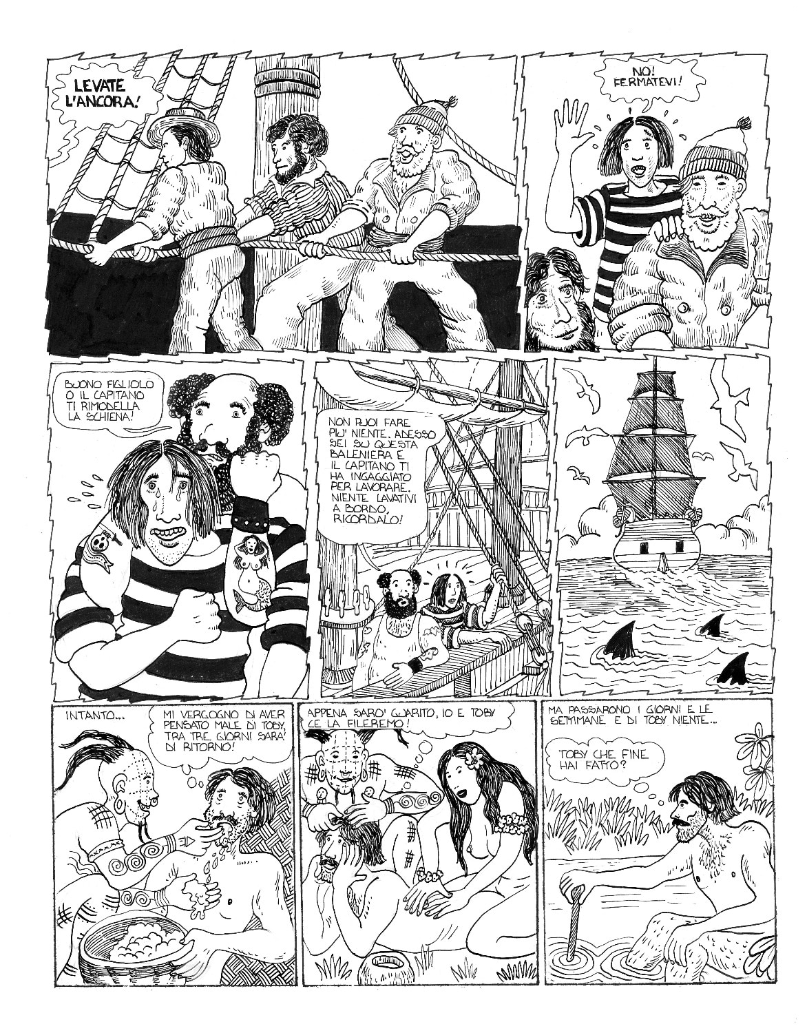 "Taipi", di Herman Melville e Matteo Guarnaccia (ComicOut)