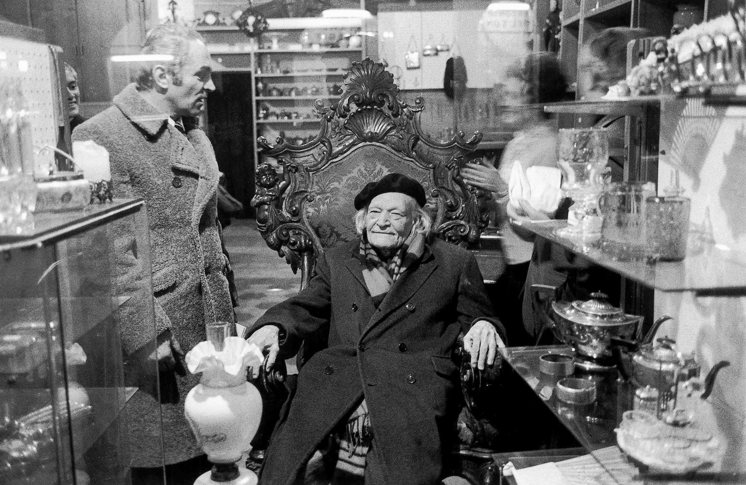 1970, Giuseppe Ungaretti a Milano, foto di Gianni Berengo Gardin