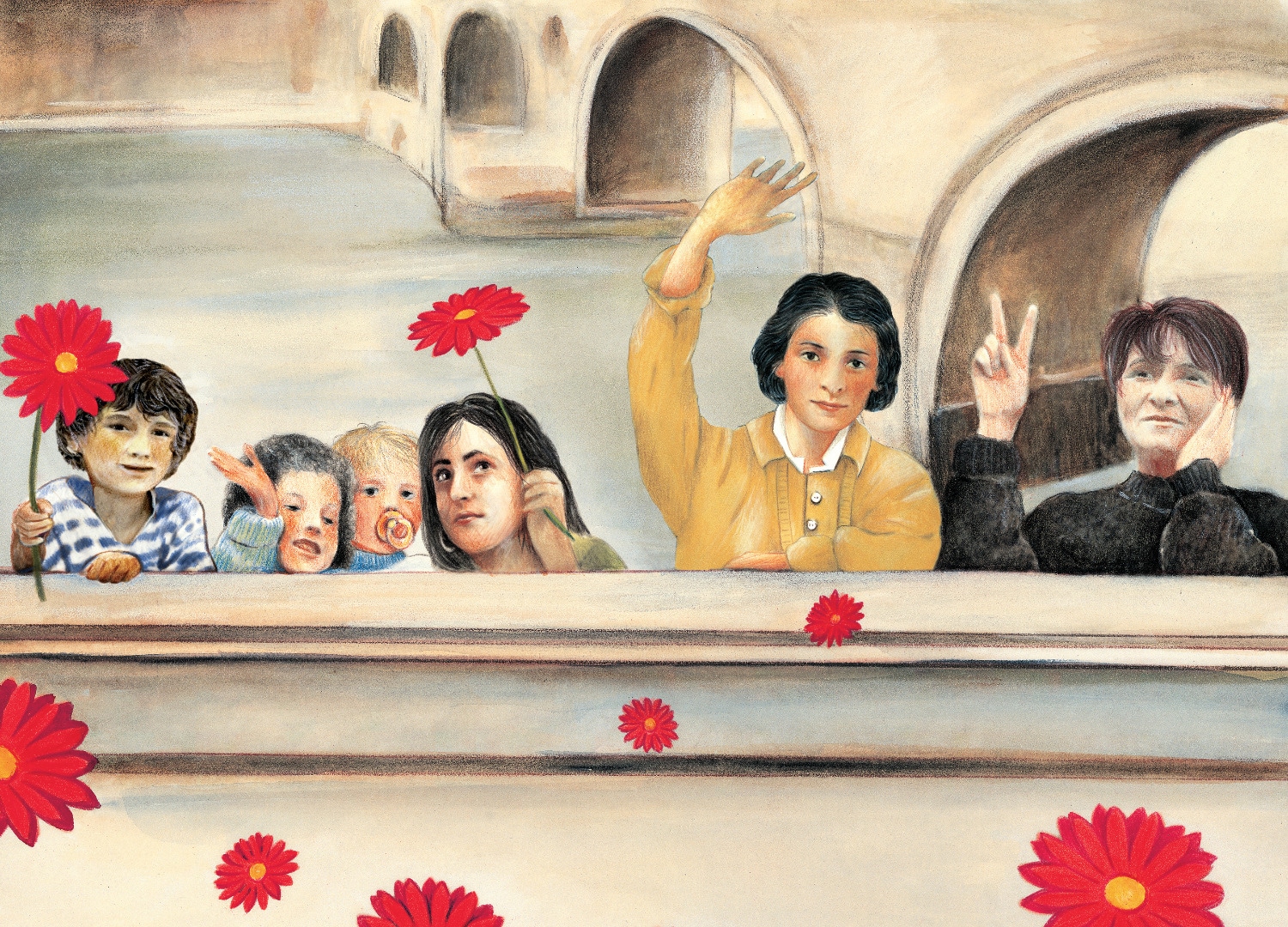 "La fioraia di Sarajevo" di Mario Boccia e Sonia Maria Luce Possentini (Orecchio Acerbo)