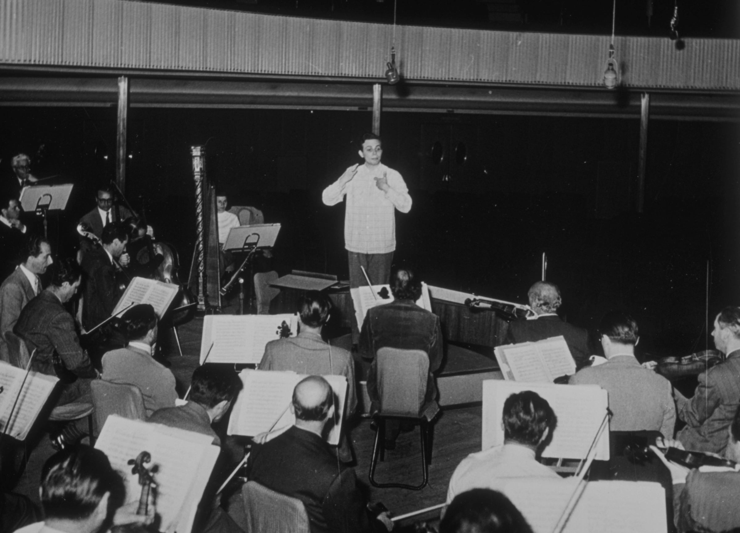 Lorin Maazel in una foto del 1955. Dalle Teche Rai