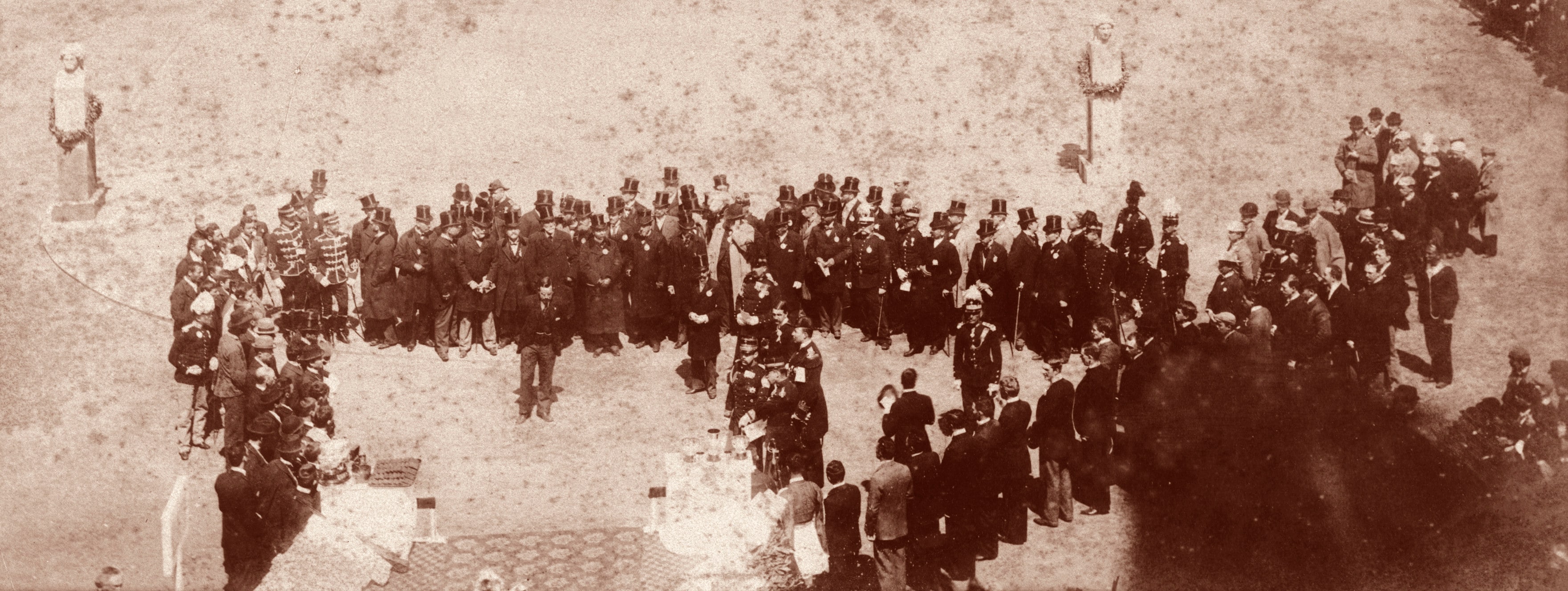 Un momento della cerimonia d'inaugurazione dei Giochi del 1896