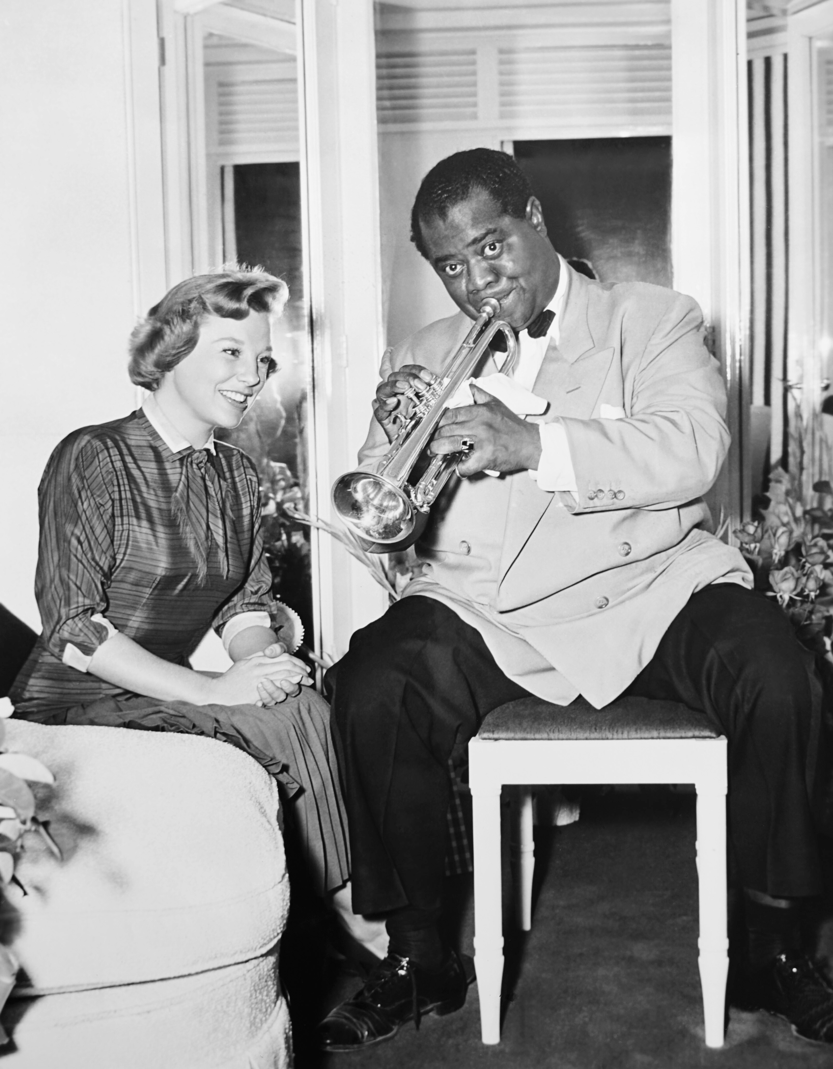 Con June Allyson in "The Glenn Miller Story", 1954