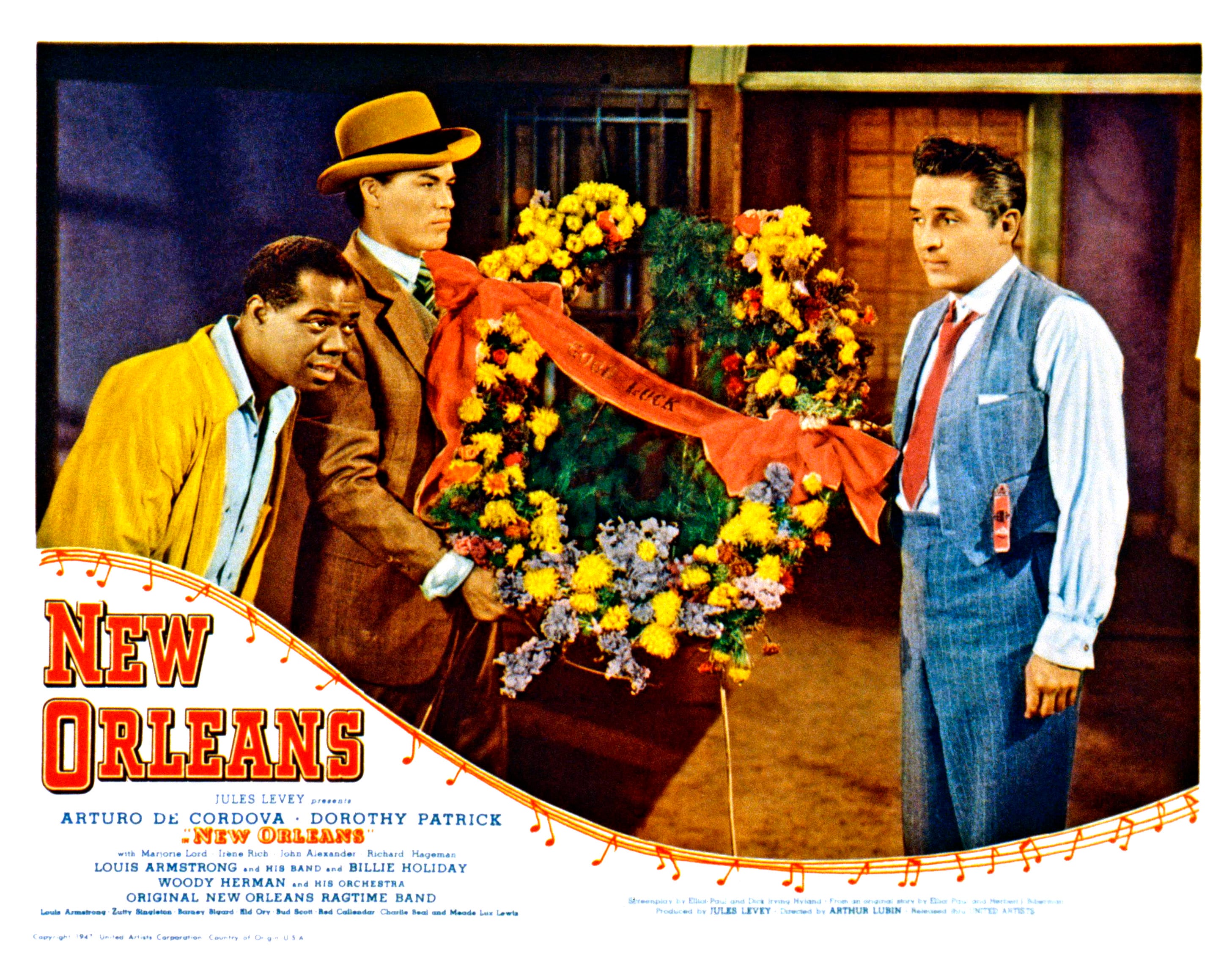 La locandina di "New Orleans", 1947
