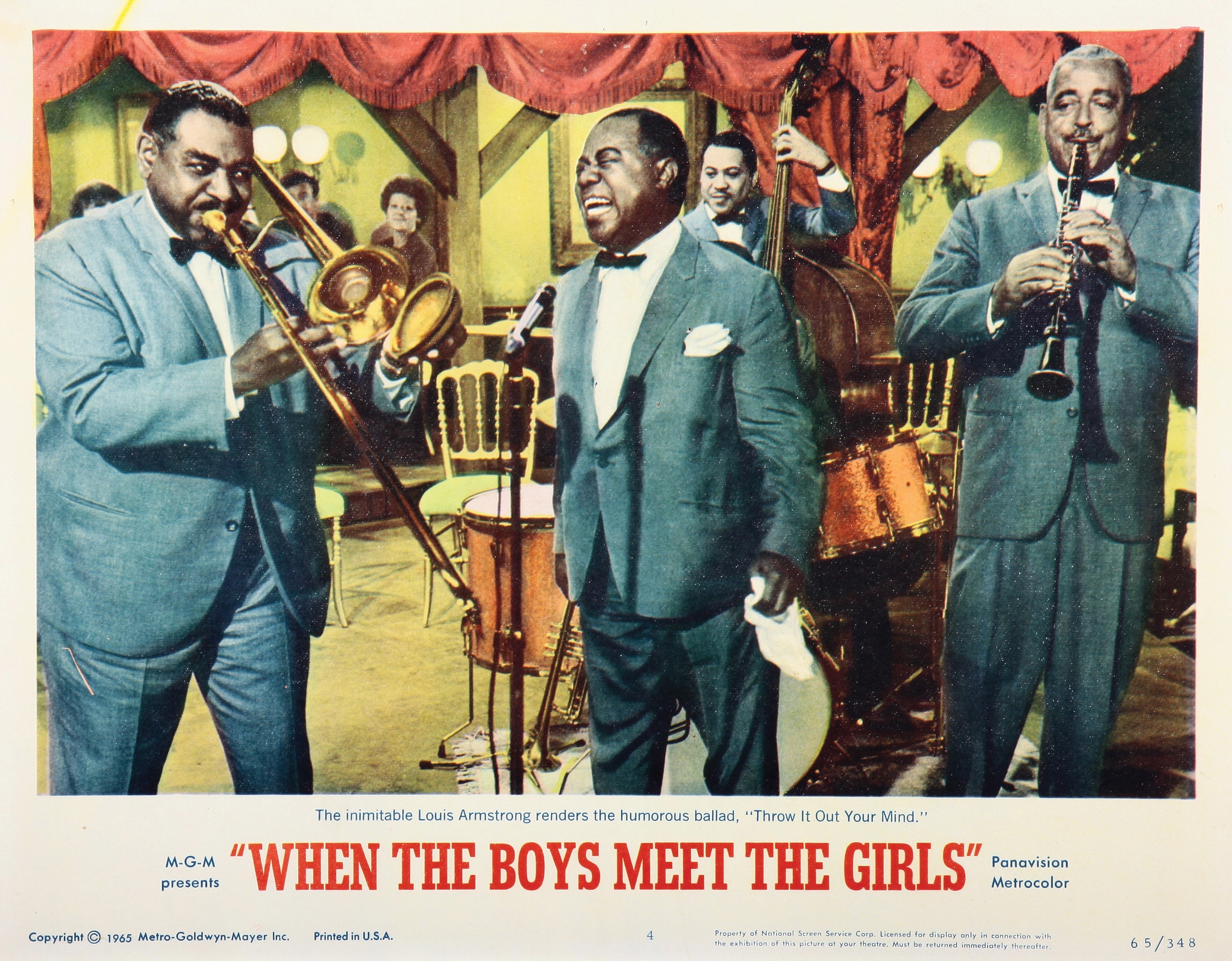 La locandina di "When the boys meet the girls", 1965 