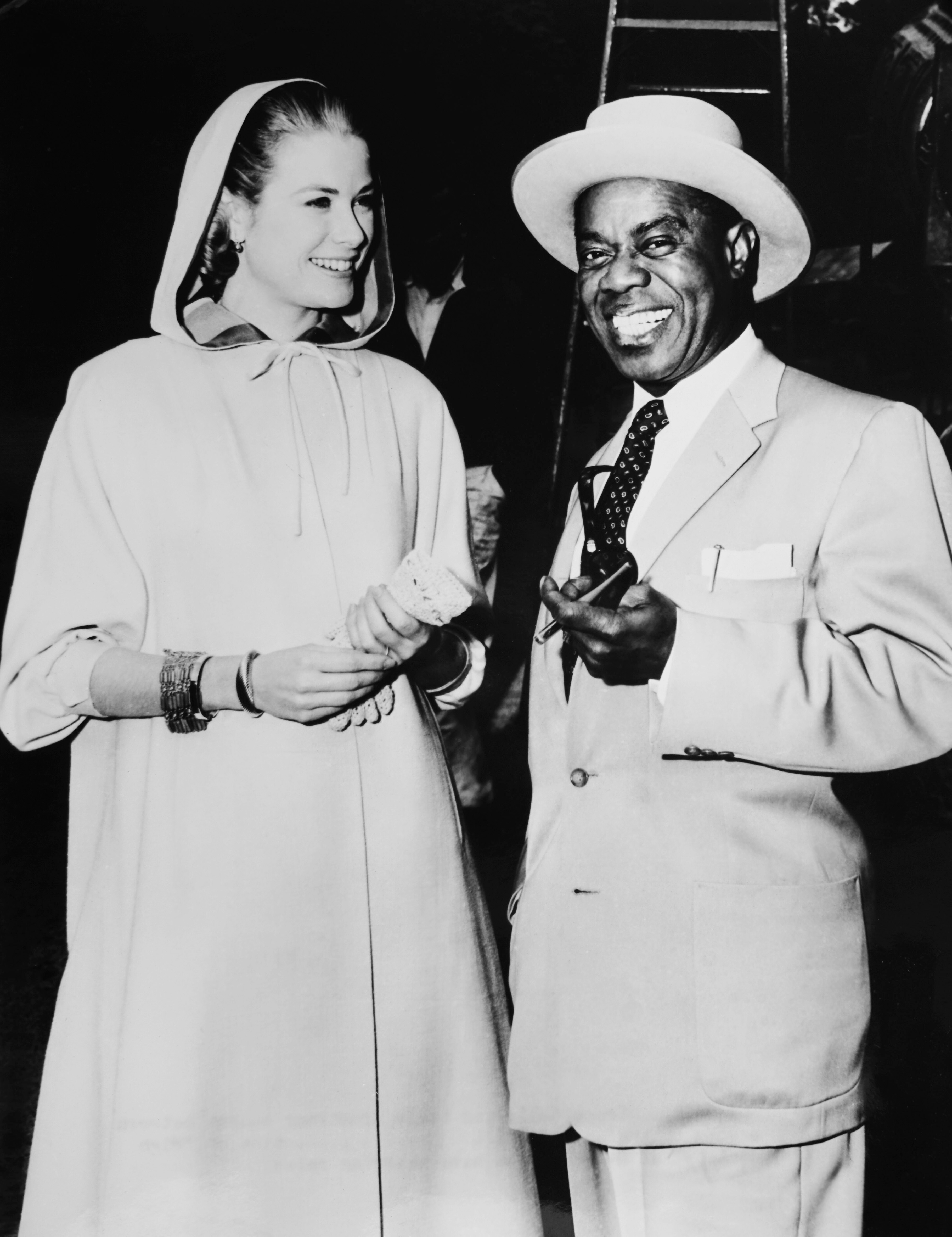Sul set di "Hight Society", 1956 con Grace Kelly