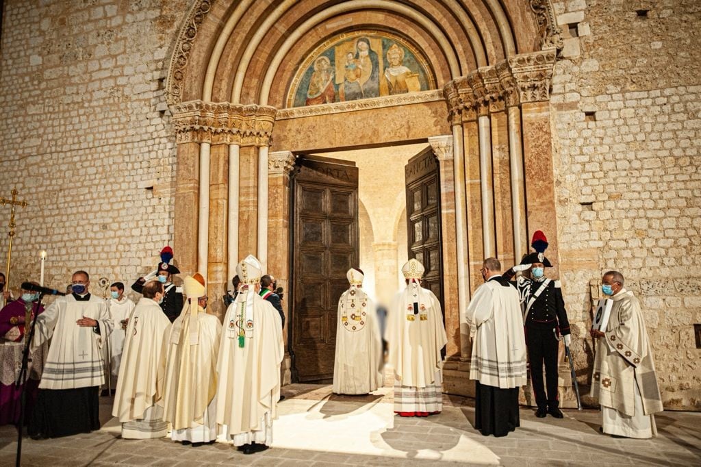 L'Aquila, 28 agosto: l'apertura della Porta Santa