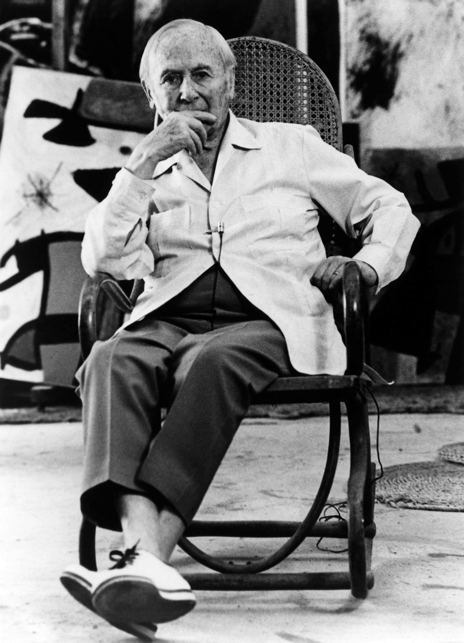 Joan Miró nell'atelier Sert, Palma di Maiorca 