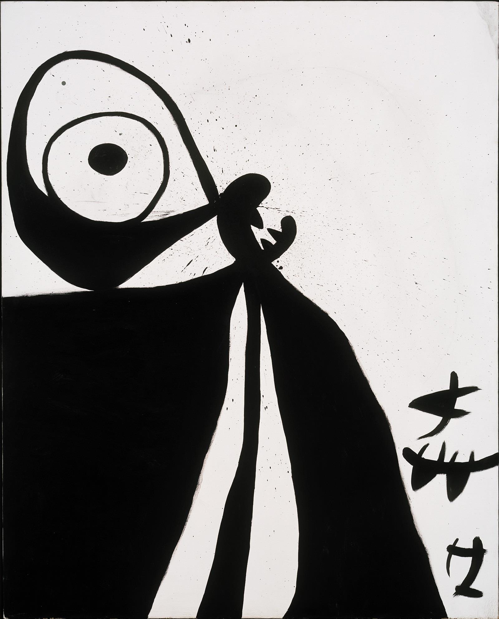 Joan Miró, Senza titolo, olio, acrilico e carboncino su tela, 162,5x131cm, Fondazione Pilar e Joan Miró, Maiorca
