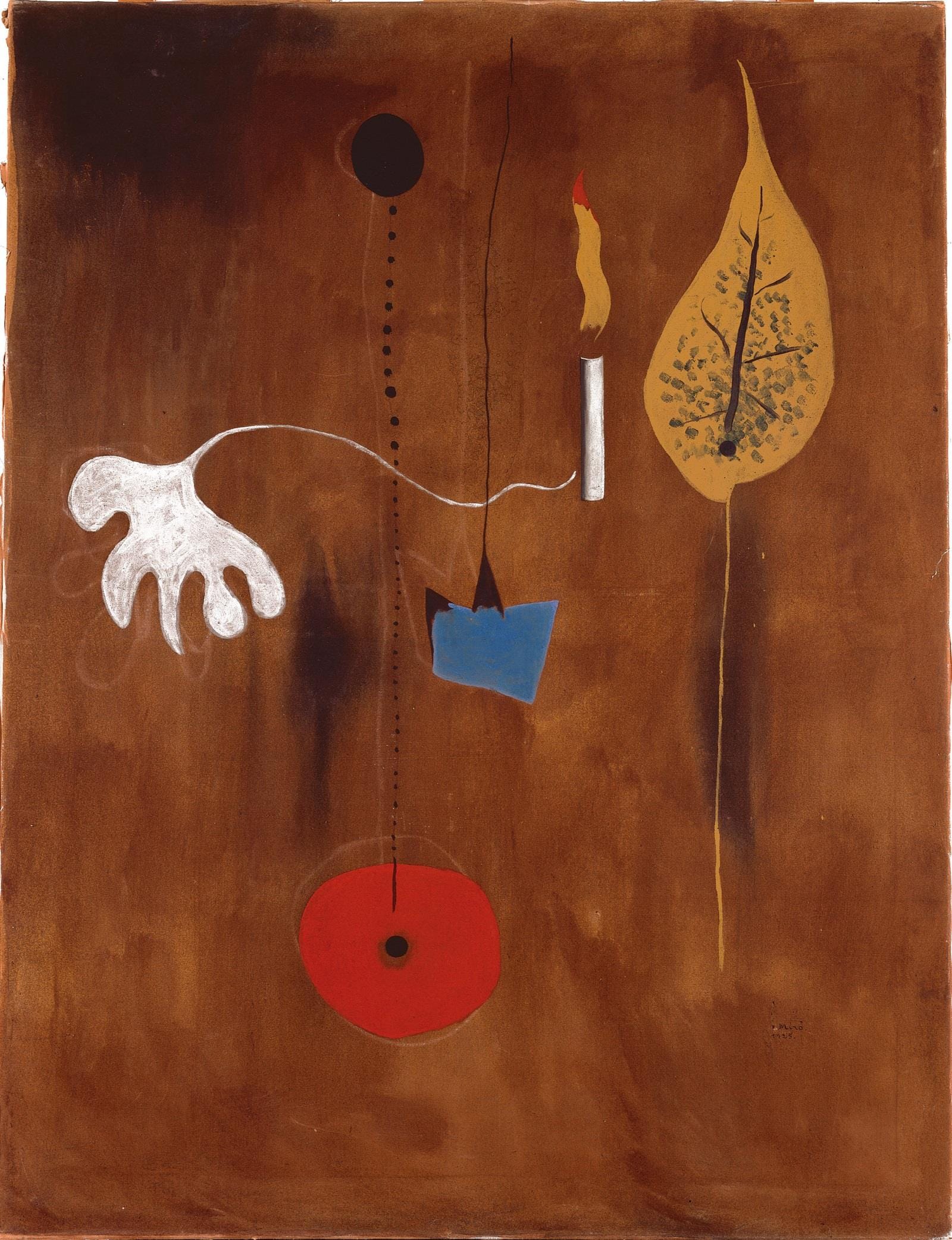 Joan Mirò, Figure à la bougie, 1925, olio su tela, 116,2x 88,5, Berardo Collection Museum, Lisbona