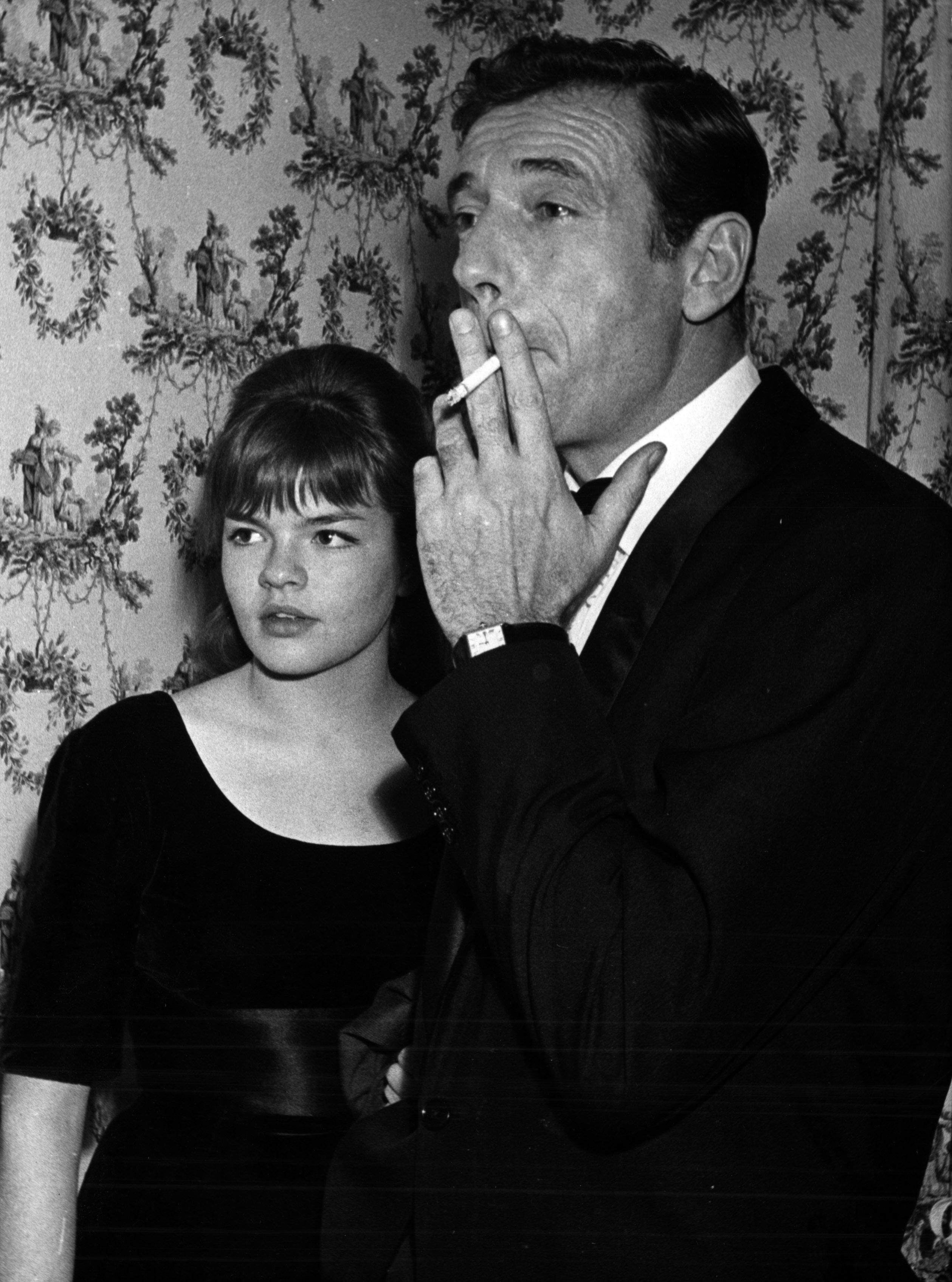 Con la figlia di Simone Signoret, Catherine Allegret