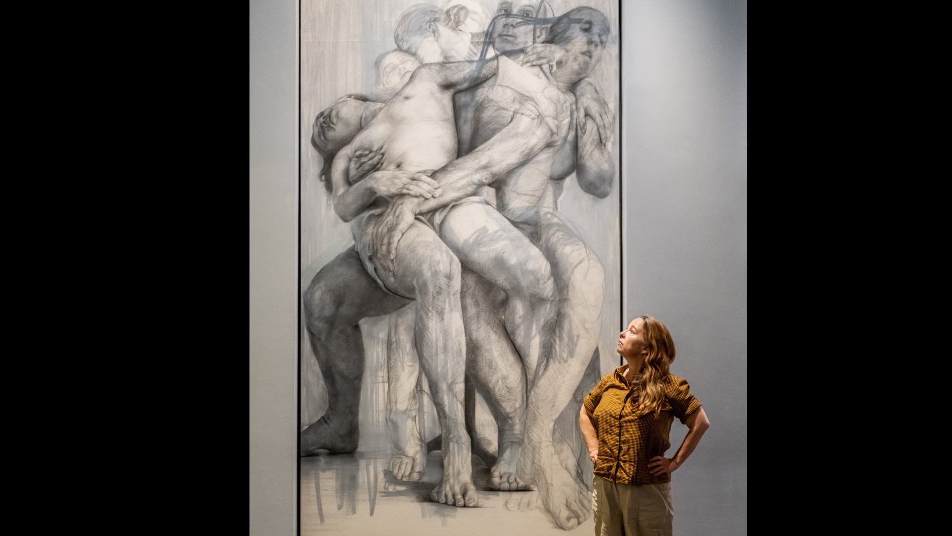 Jenny Saville Firenze, Installation view, Museo dell’Opera del Duomo © Jenny Saville. Tutti i diritti riservati, DACS 2021 Foto: Sebastiano Pellion di Persano Courtesy Gagosian