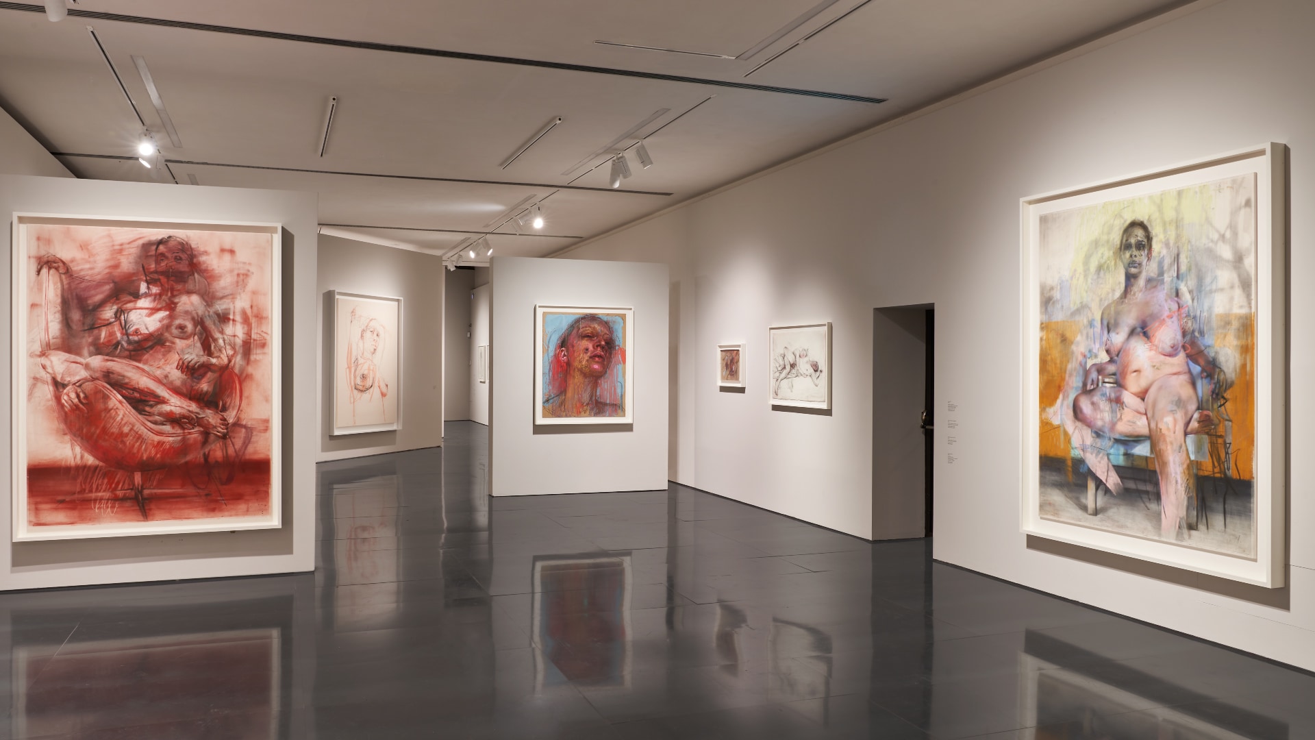 Jenny Saville Firenze, Installation view, Museo del Novecento © Jenny Saville. Tutti i diritti riservati, DACS 2021 Foto: Sebastiano Pellion di Persano Courtesy Gagosian