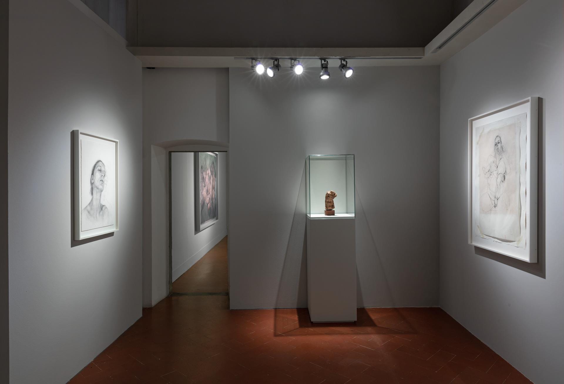 Jenny Saville Firenze, Installation view, Museo di Casa Buonarroti © Jenny Saville. Tutti i diritti riservati, DACS 2021 Foto: Sebastiano Pellion di Persano Courtesy Gagosian