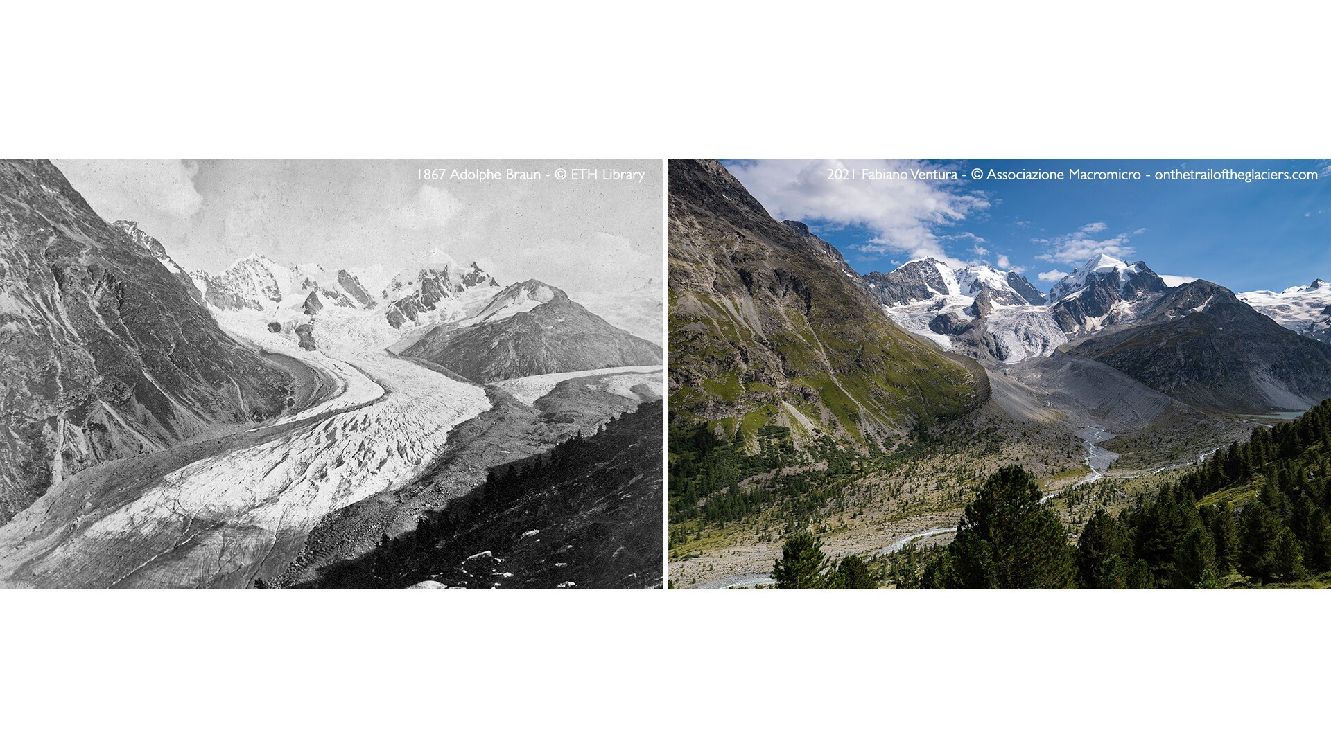 Sulle tracce dei ghiacciai - Alpi 2021