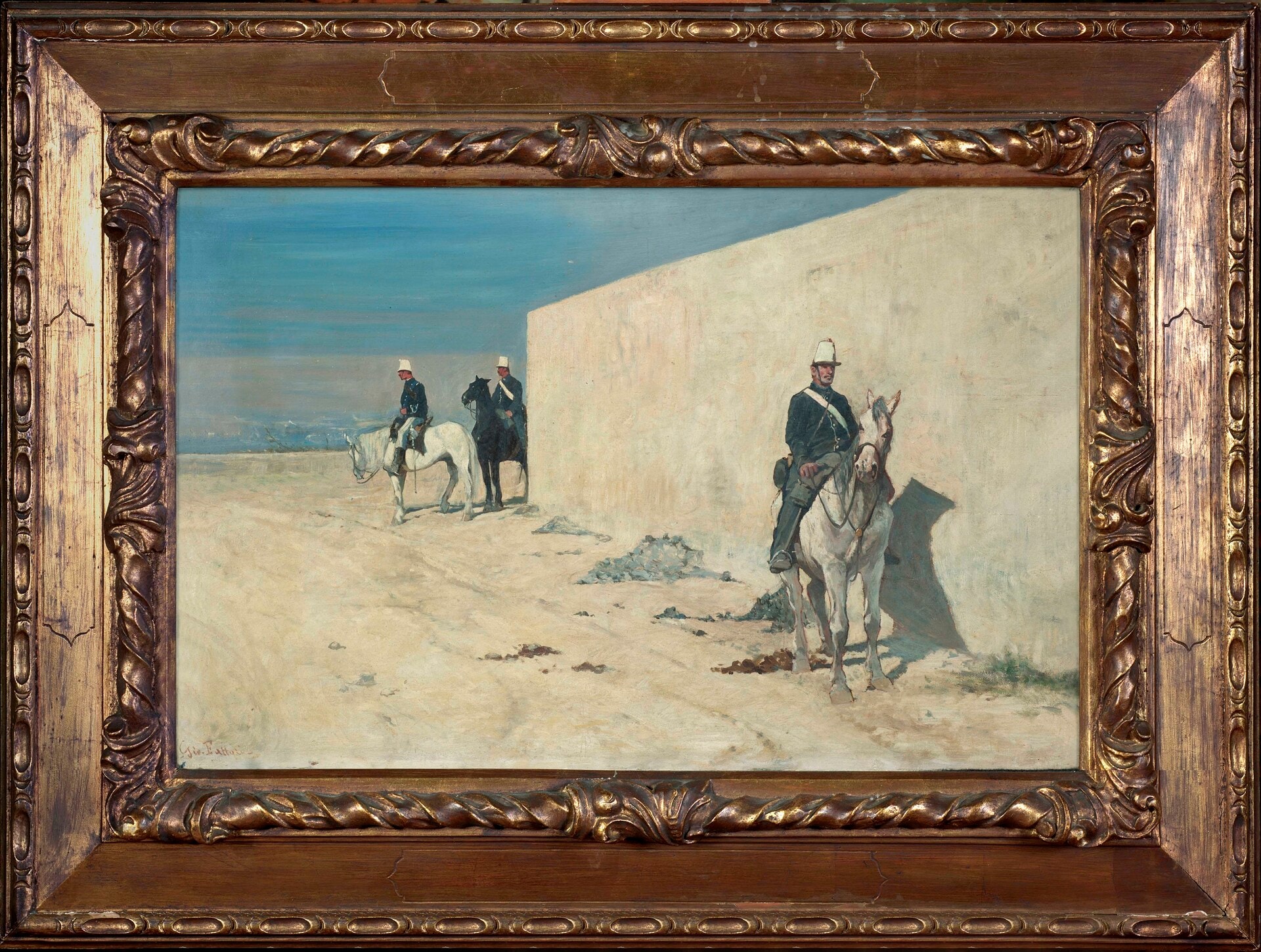 Giovanni Fattori: In vedetta, 1872. Olio su tela. Fondazione Progetto Marzotto, Trissino 