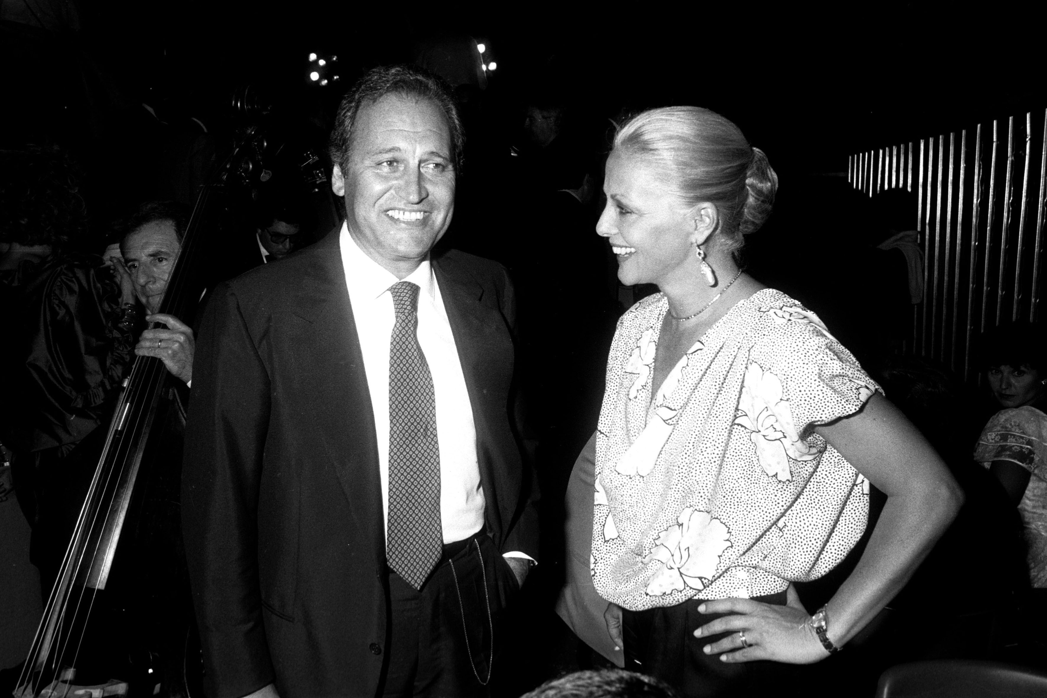 Con il marito Franco Pesci nel 1983