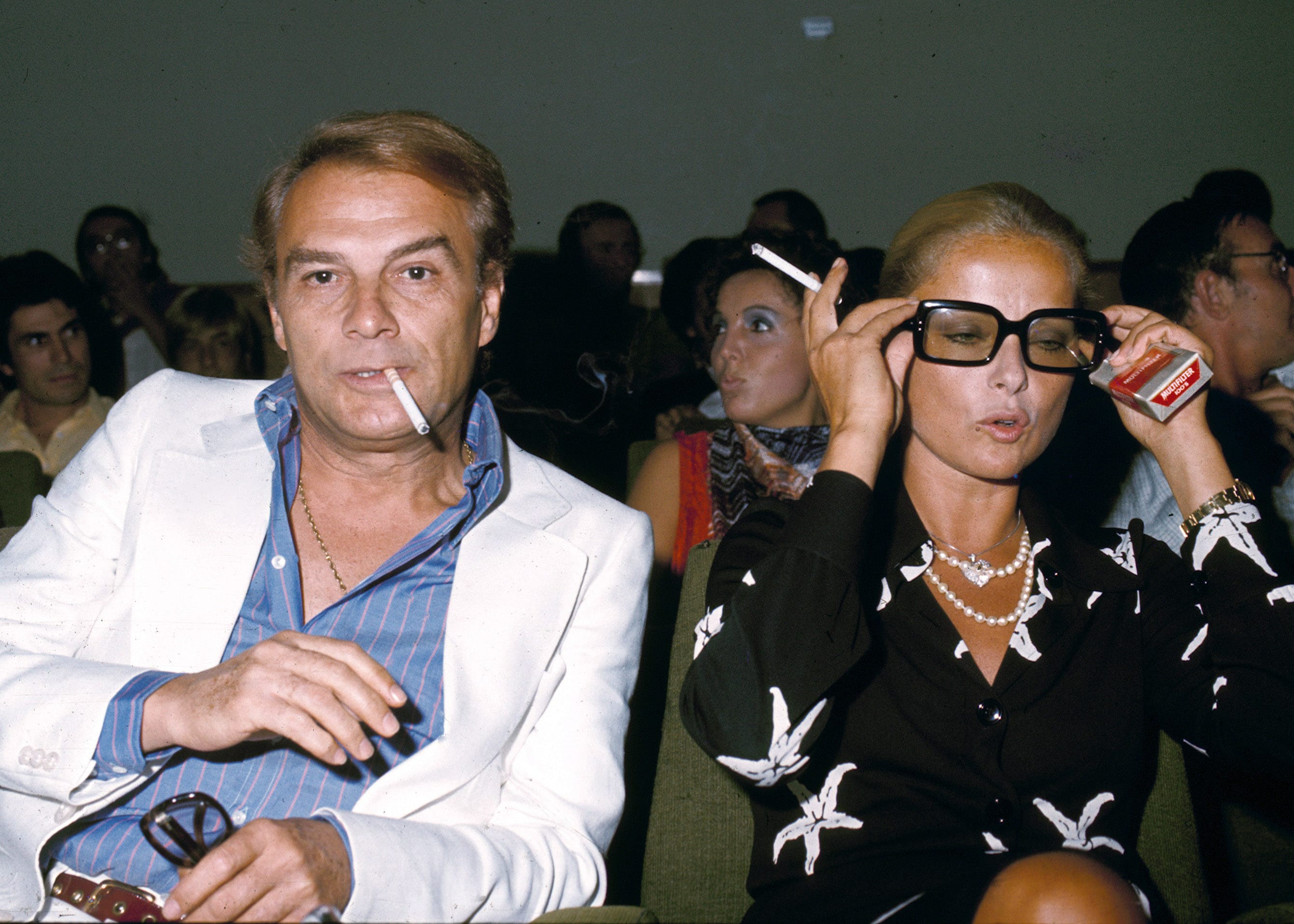 Con Giorgio Albertazzi nel 1978