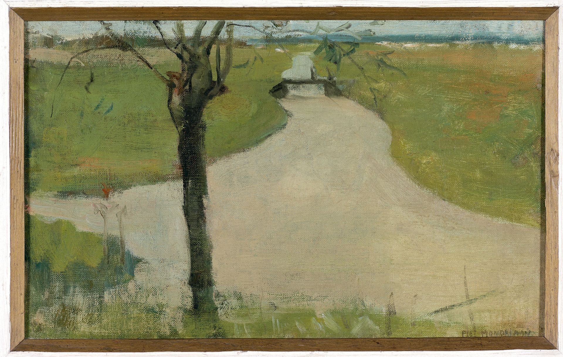 Piet Mondrian (1872-1944): Fosso vicino alla fattoria Landzicht, c. 1900. Olio su tela. Kunstmuseum Den Haag