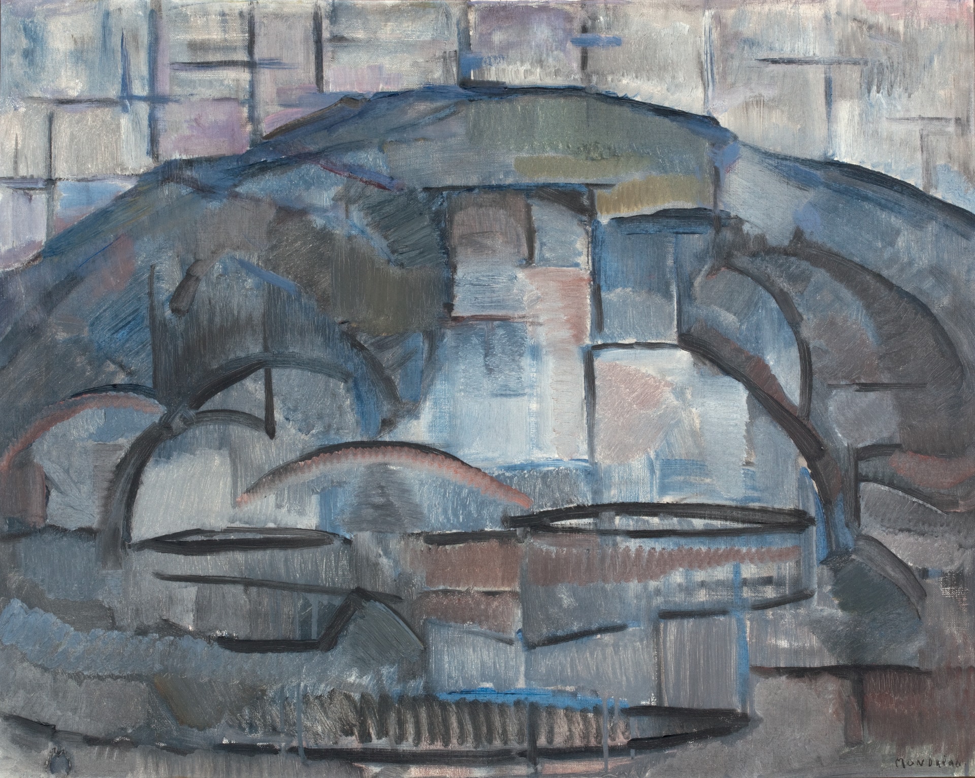 Piet Mondrian (1872-1944): Paysage (Paesaggio), 1912. Olio su tela. Kunstmuseum Den Haag