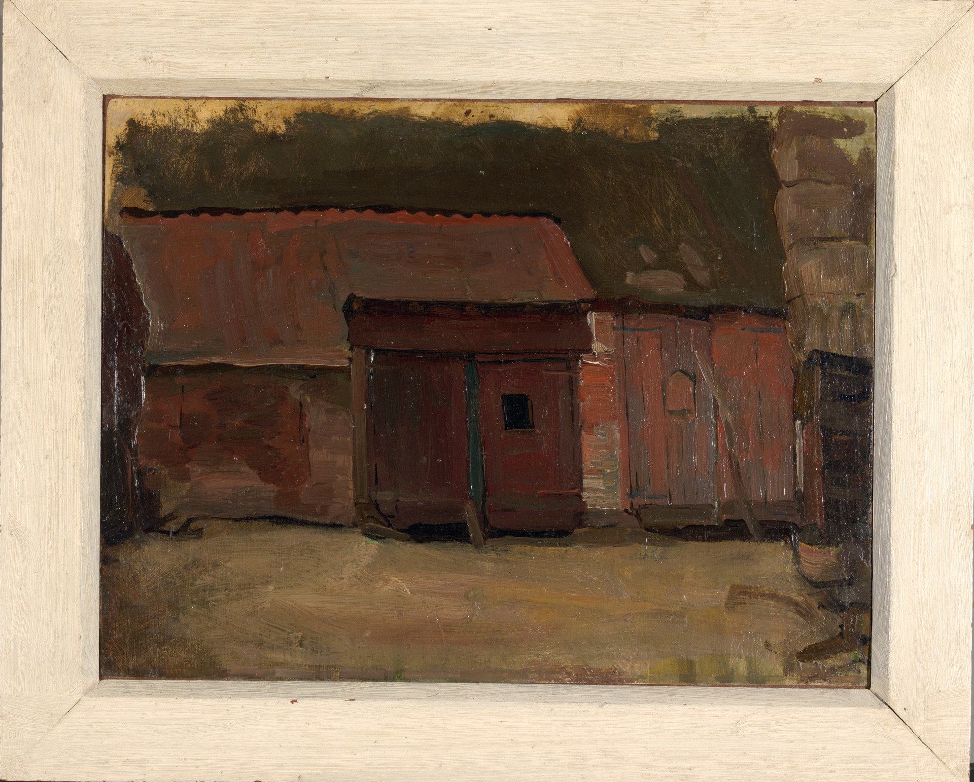 Piet Mondrian (1872-1944): Fienile a Nistelrode, 1904. Olio su cartoncino su tavola. Kunstmuseum Den Haag
