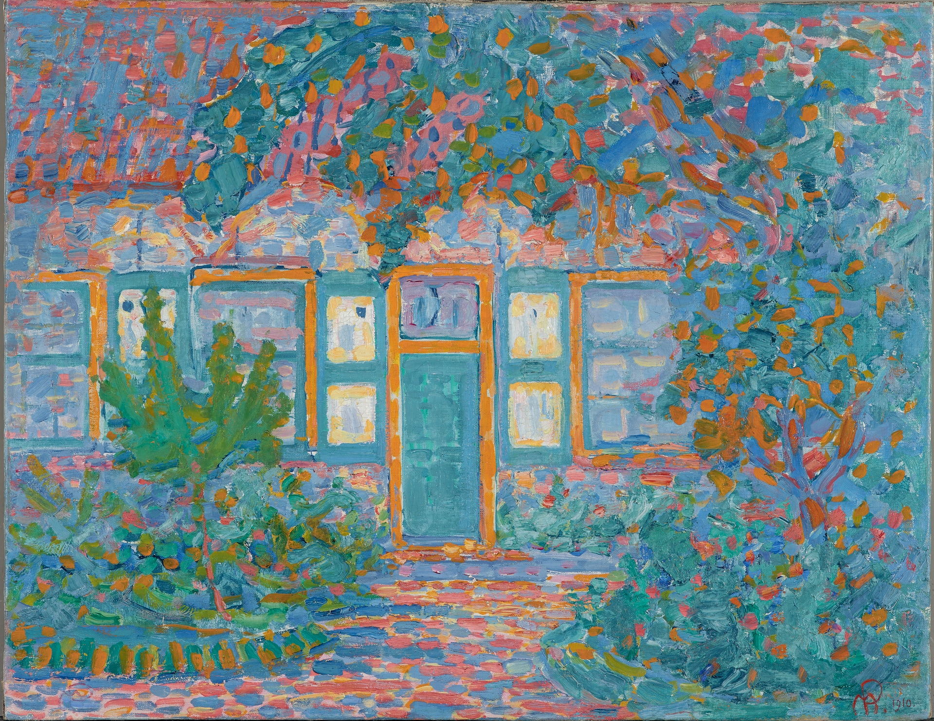 Piet Mondrian (1872-1944): Piccola casa al sole, 1909. Olio su tela. Kunstmuseum Den Haag