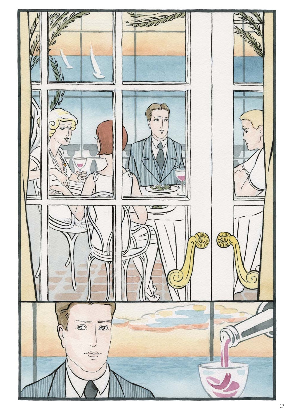 "Il grande Gatsby" di Francis Scott Fitzgerald, adattato da Fred Fordham e disegnato da Aya Morton (Tunué)