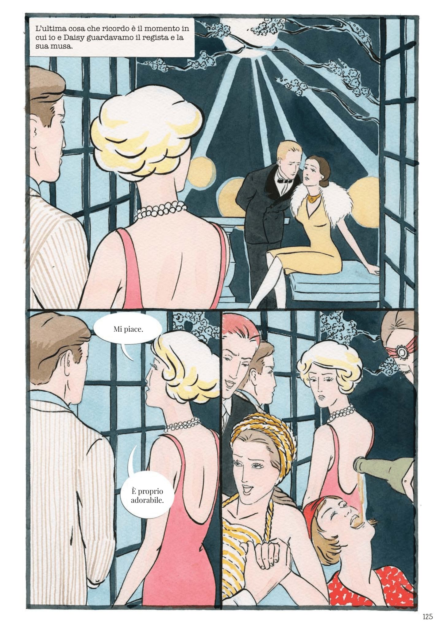 "Il grande Gatsby" di Francis Scott Fitzgerald, adattato da Fred Fordham e disegnato da Aya Morton (Tunué)